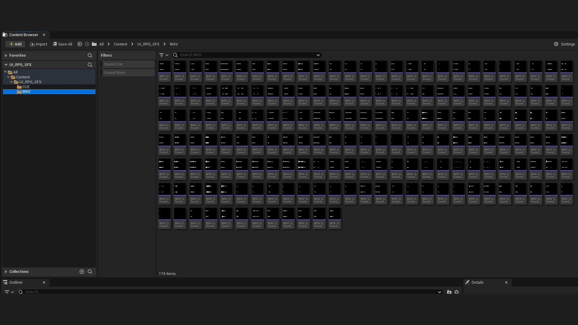 UI RPG Sound Effects in Sound Effects UE Marketplace