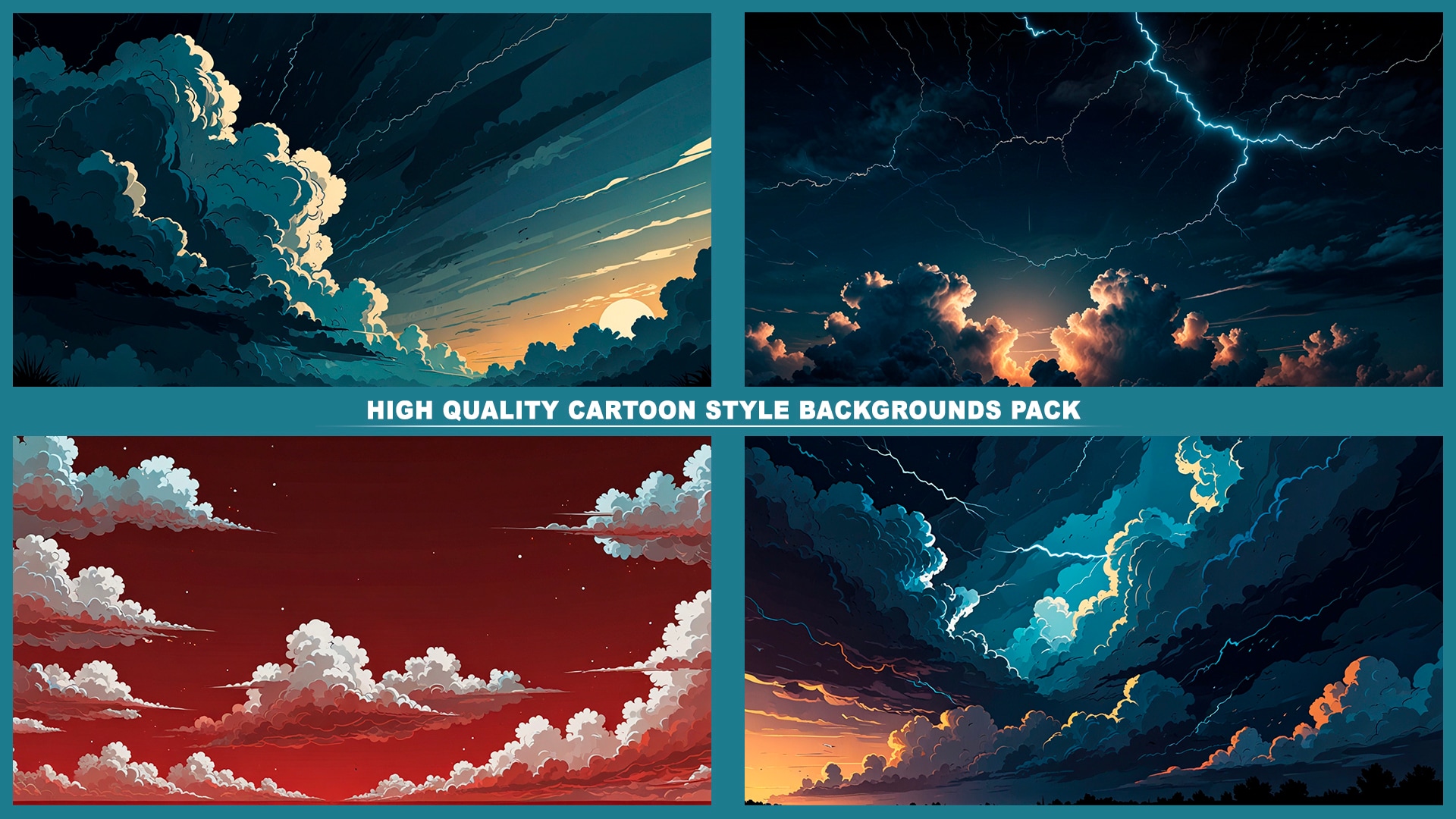 110+ SKY BACKGROUNDS in 2D Assets - UE Marketplace