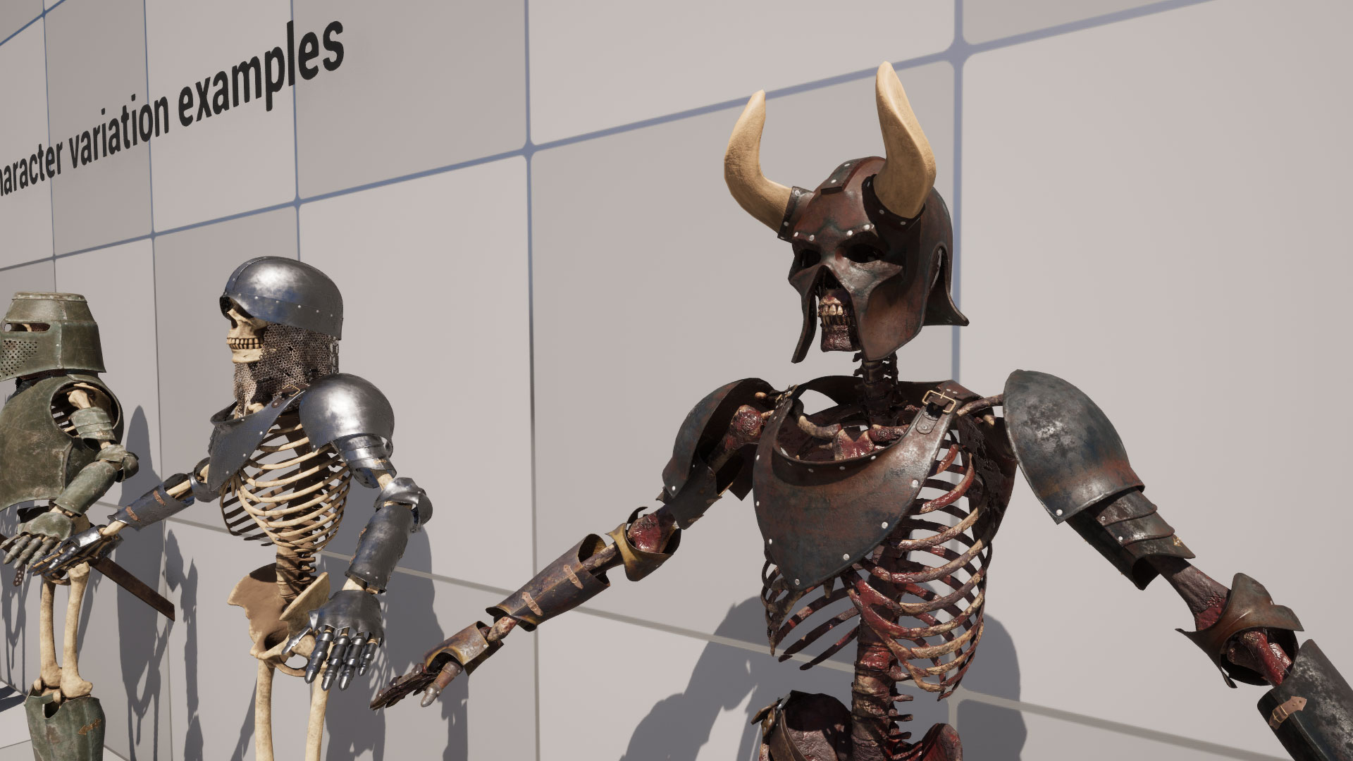 Modular Skeleton Warriors：キャラクター - UE マーケットプレイス