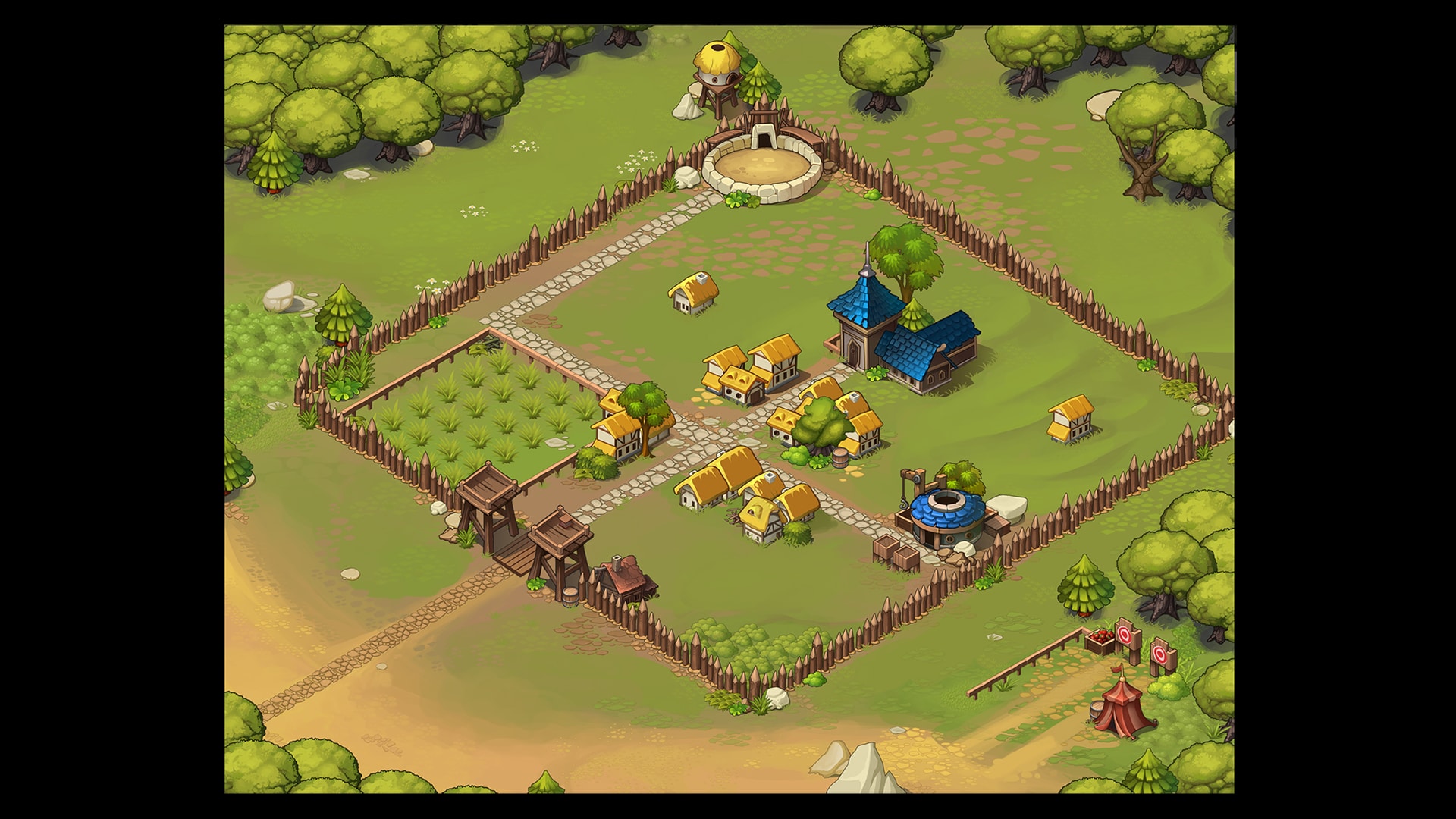 Barbarian Village in 2D Assets UE Marketplace