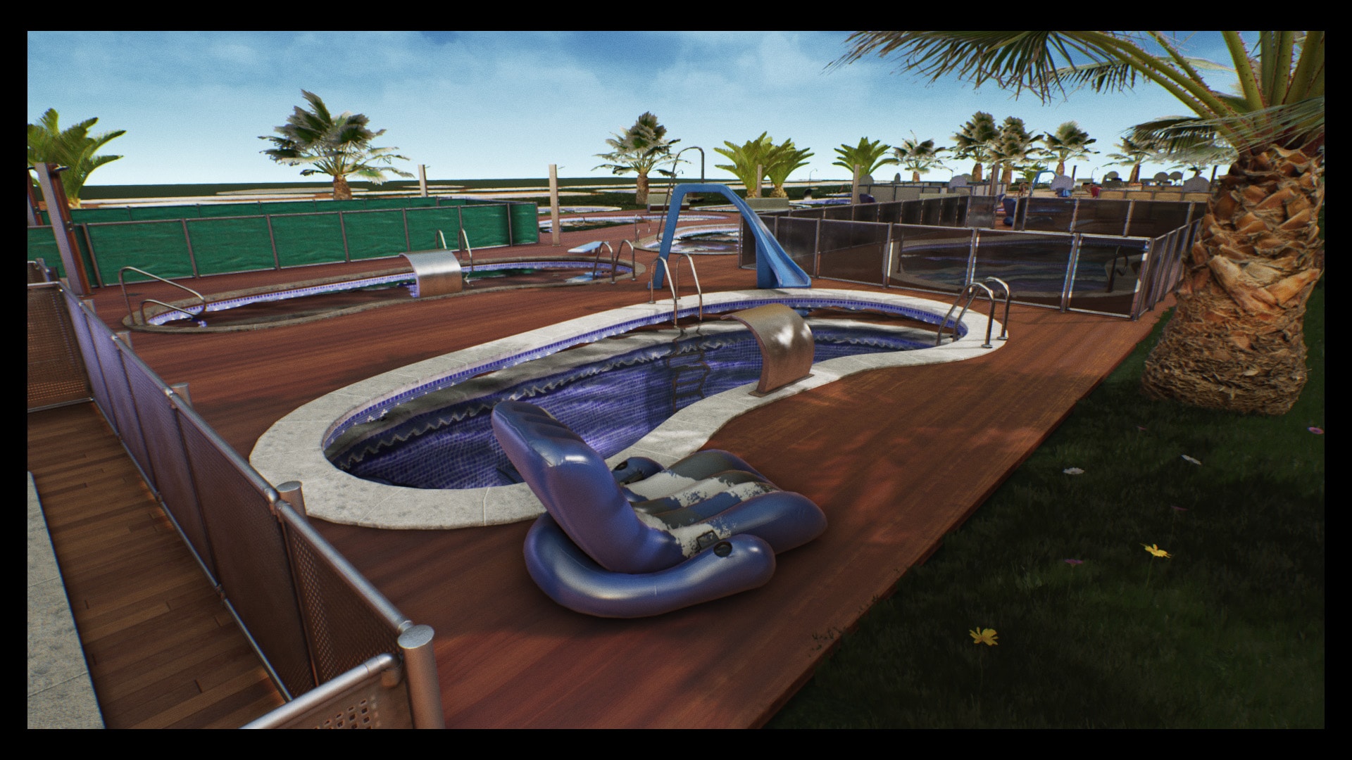 Swimming Pool World 2023 in Architectural Visualization UE Marketplace