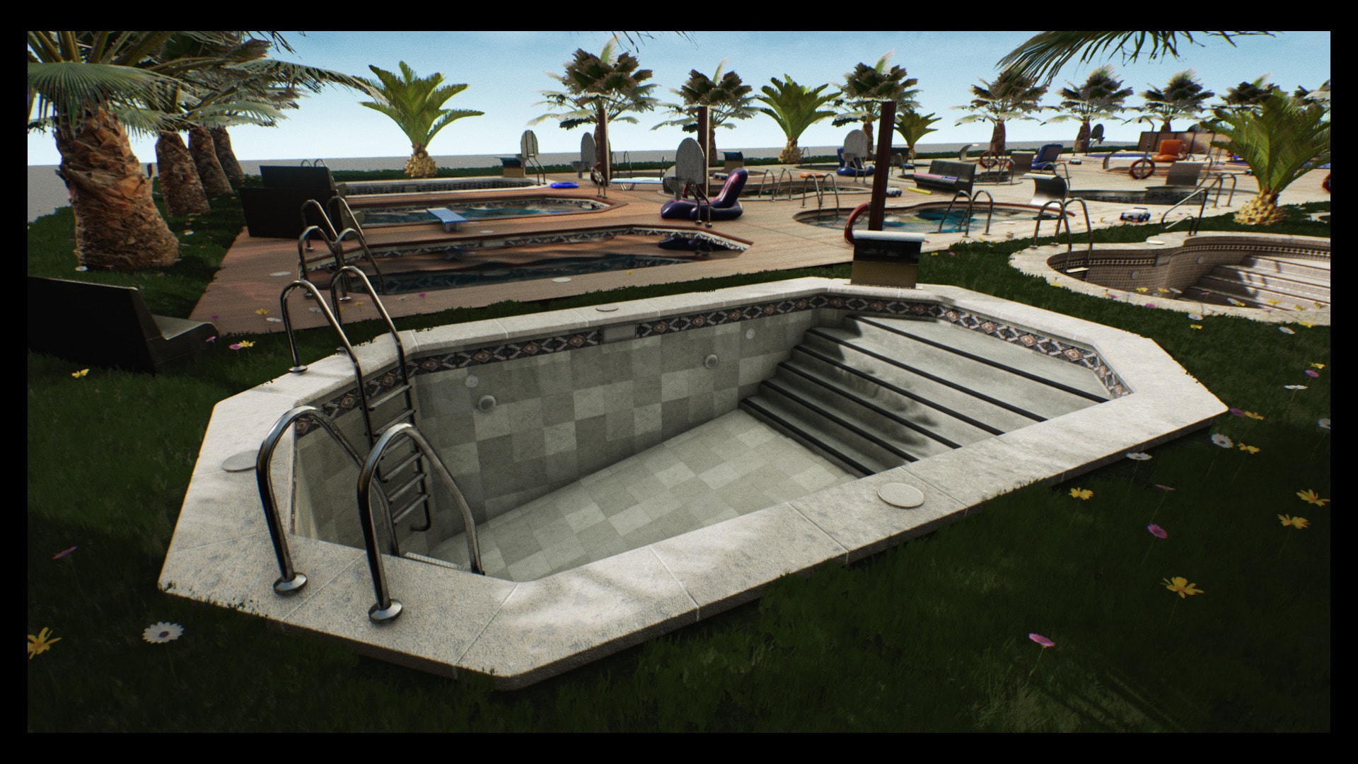 Swimming Pool World 2023 in Architectural Visualization UE Marketplace