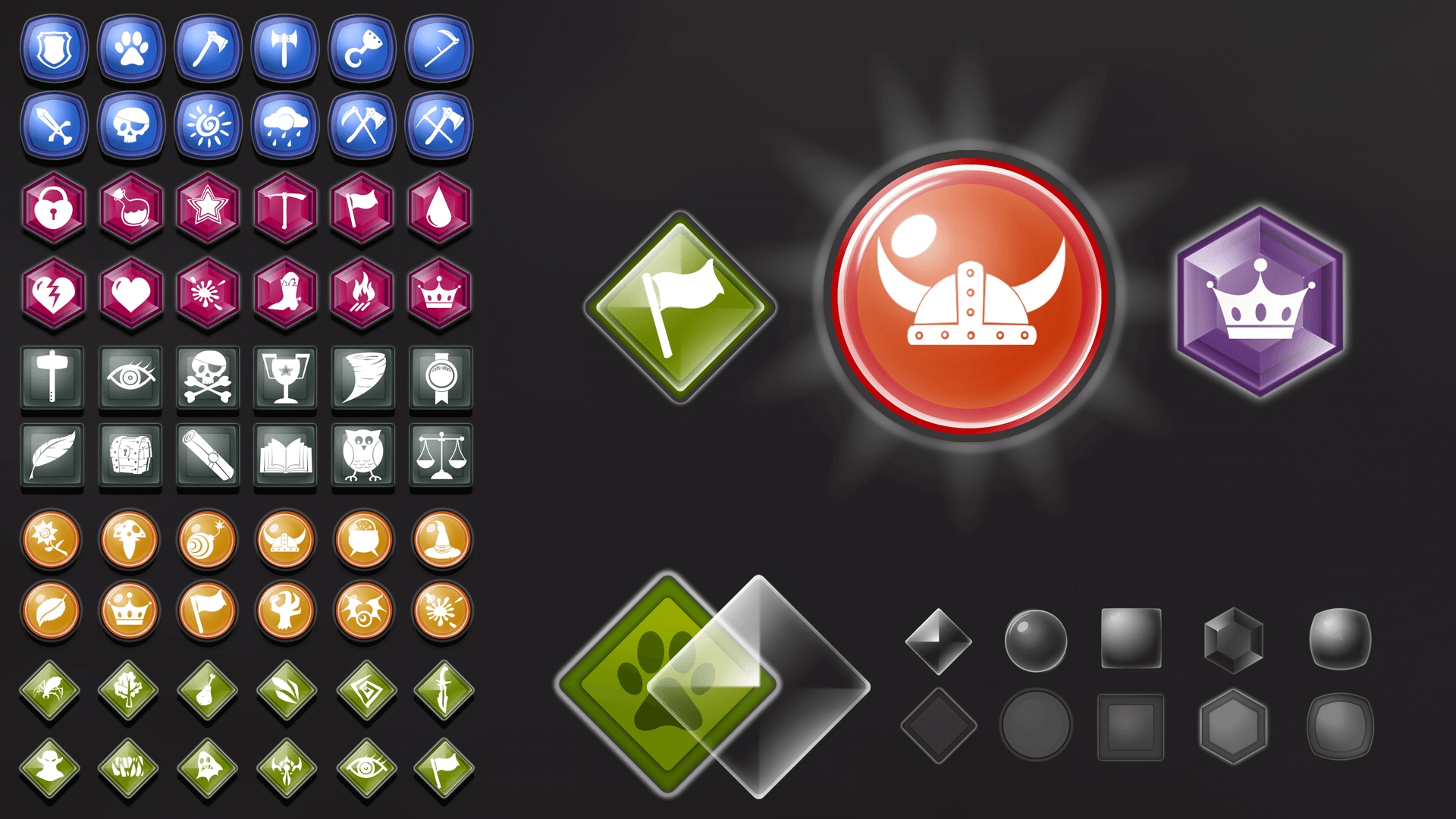 Glass Buttons