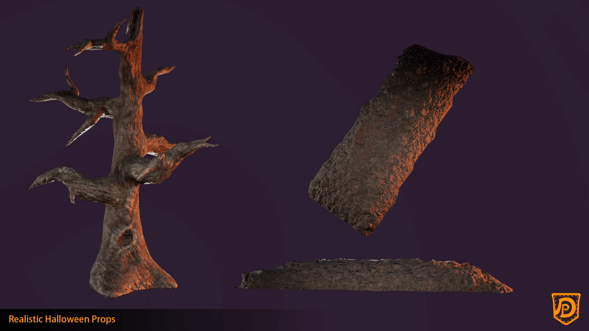 Realistic Halloween Props in Props UE Marketplace