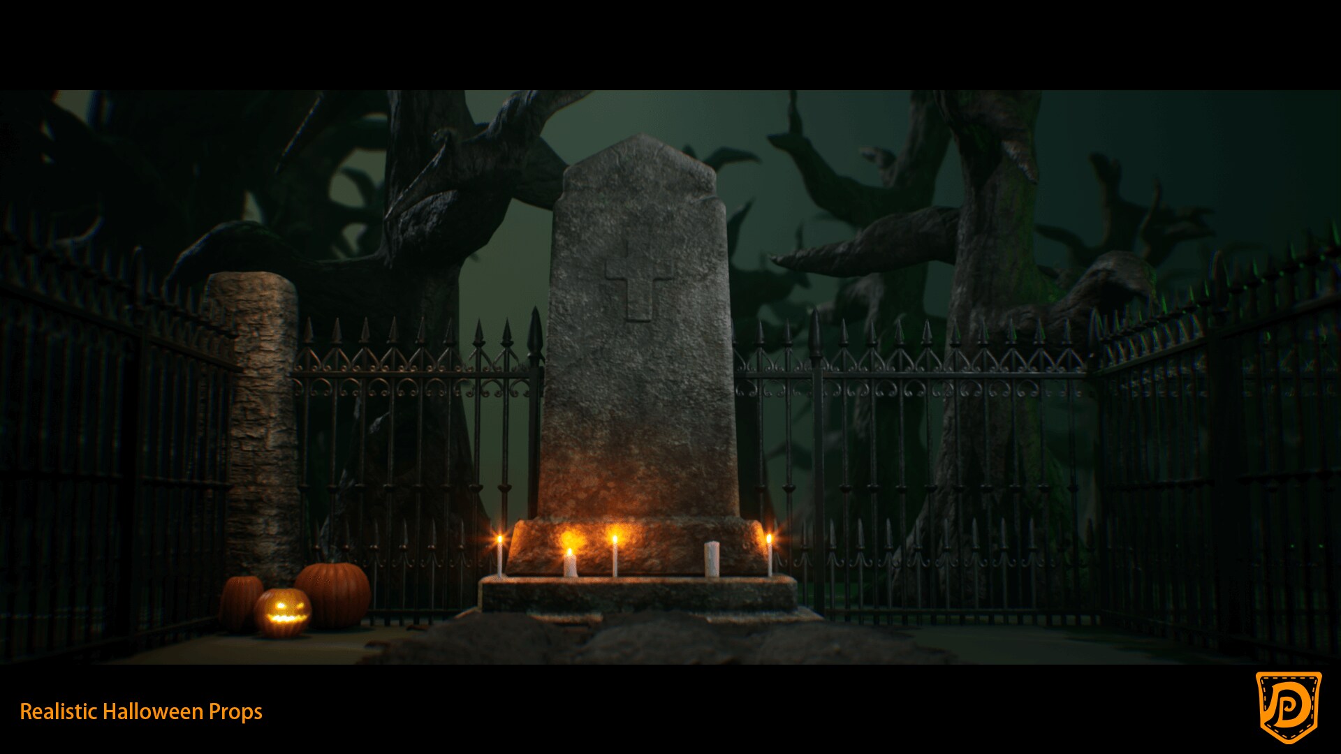 Realistic Halloween Props in Props UE Marketplace