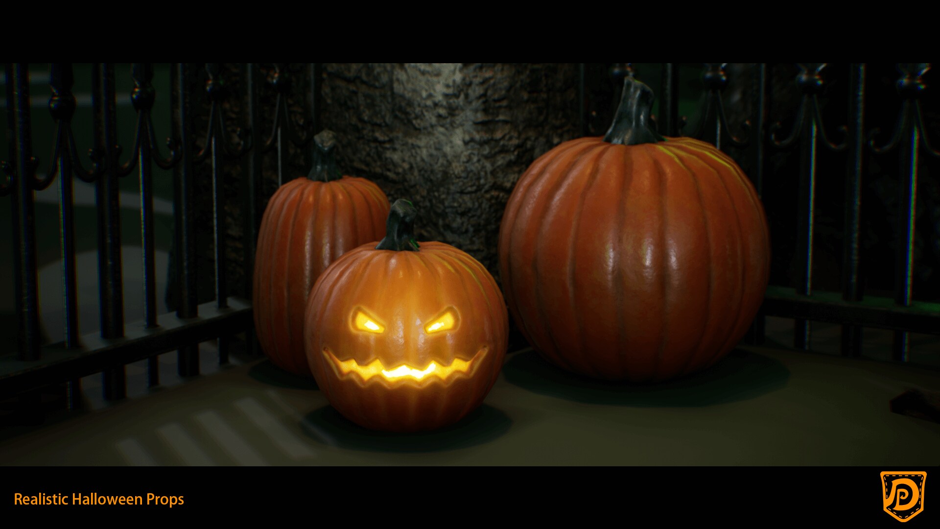 Realistic Halloween Props in Props UE Marketplace