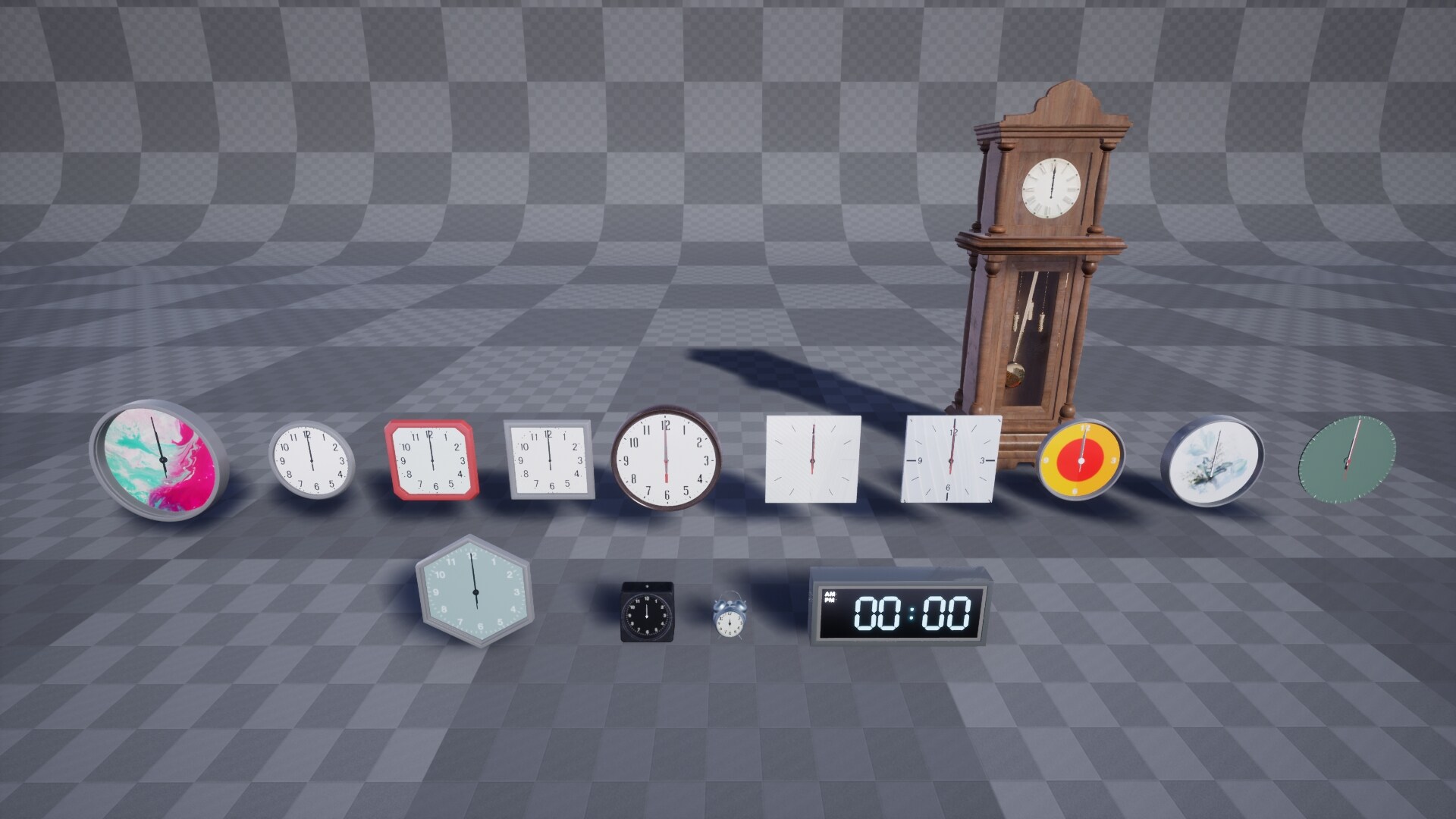 Animated Clocks in Architectural Visualization - UE Marketplace