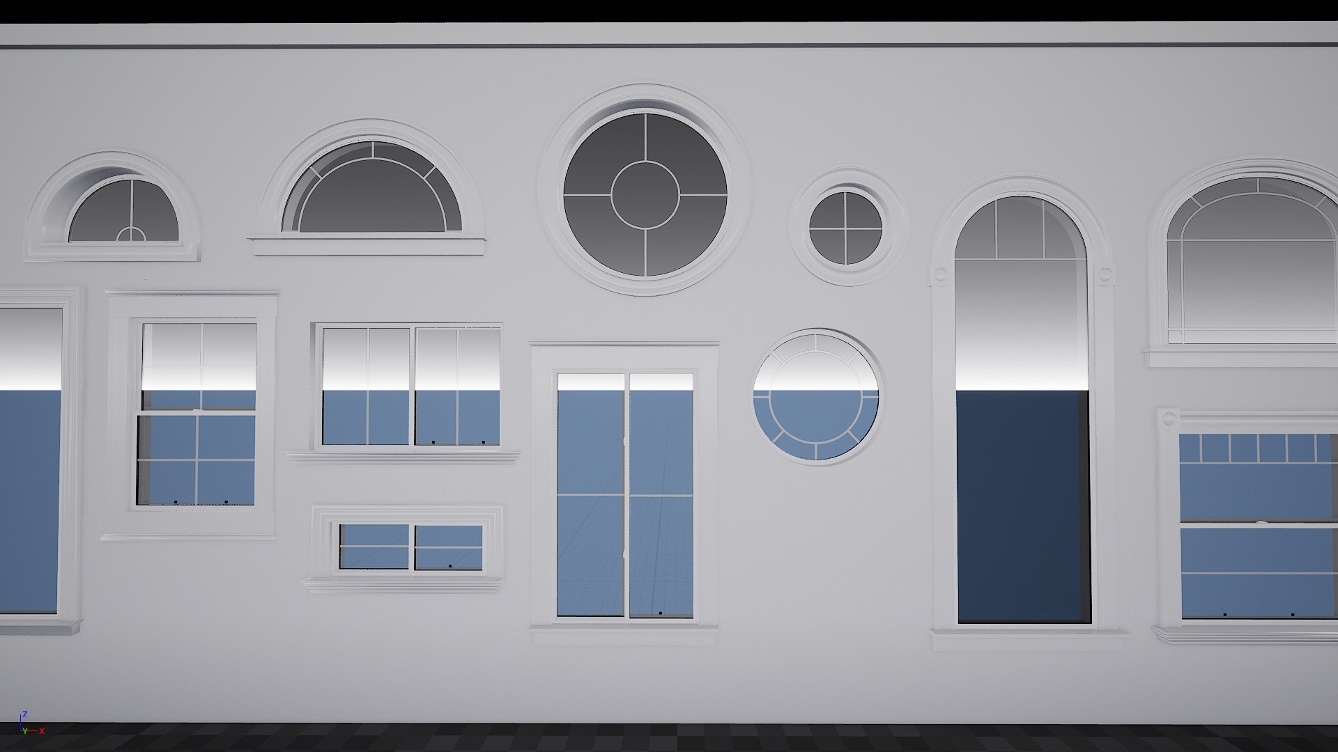 Window and Patio Door Collection Modular + Resizable in Props UE