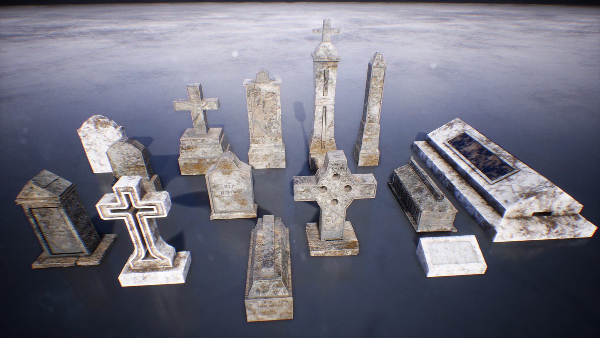 Gravestones / 14+ Variations