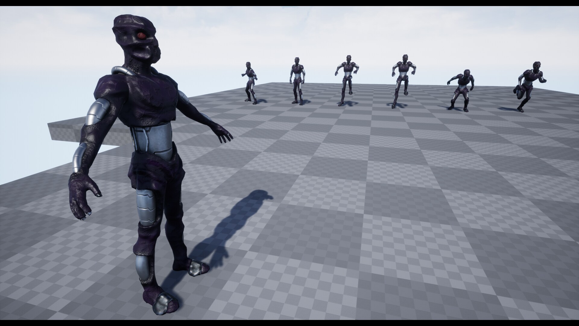 在角色创建的Humanoid Biomech - 虚幻引擎商城