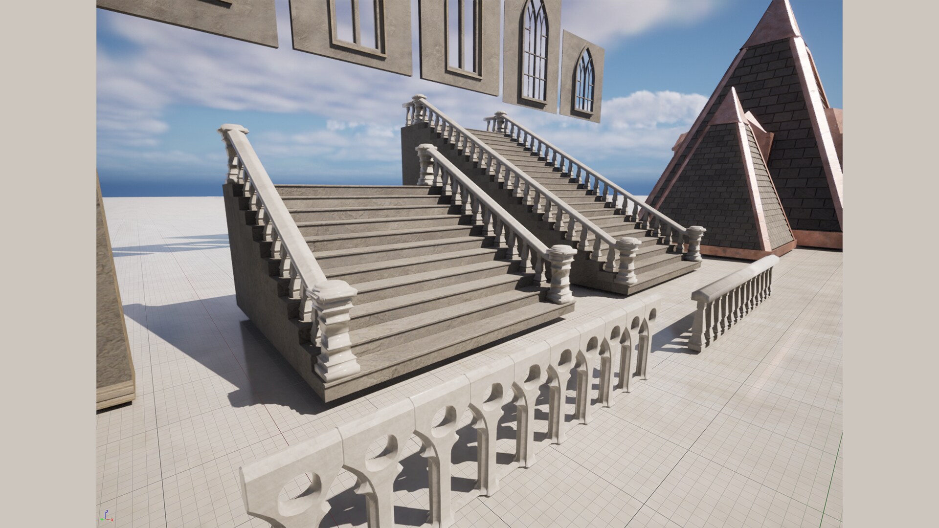 Gothic Architecture Assets in Props UE Marketplace