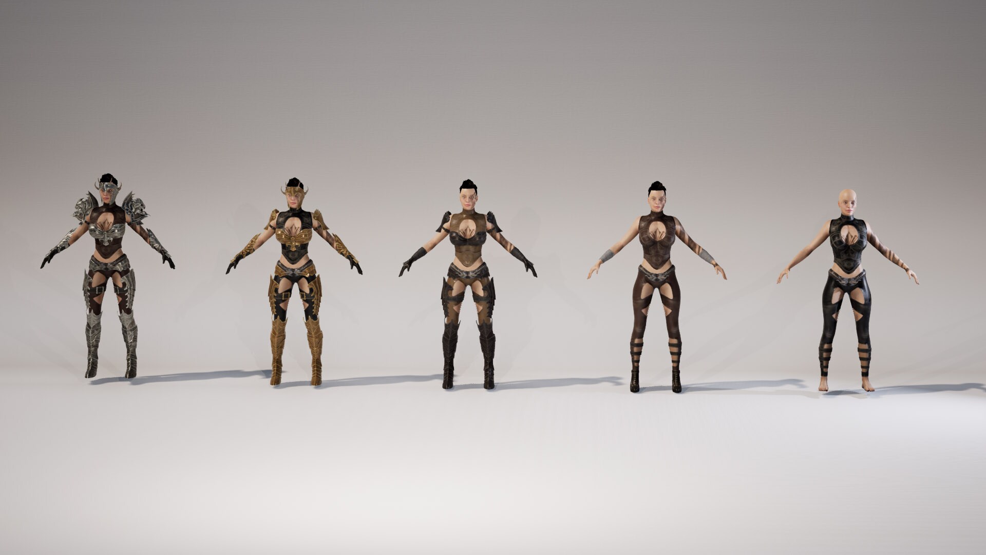 Female warrior 03 in Characters - UE Marketplace