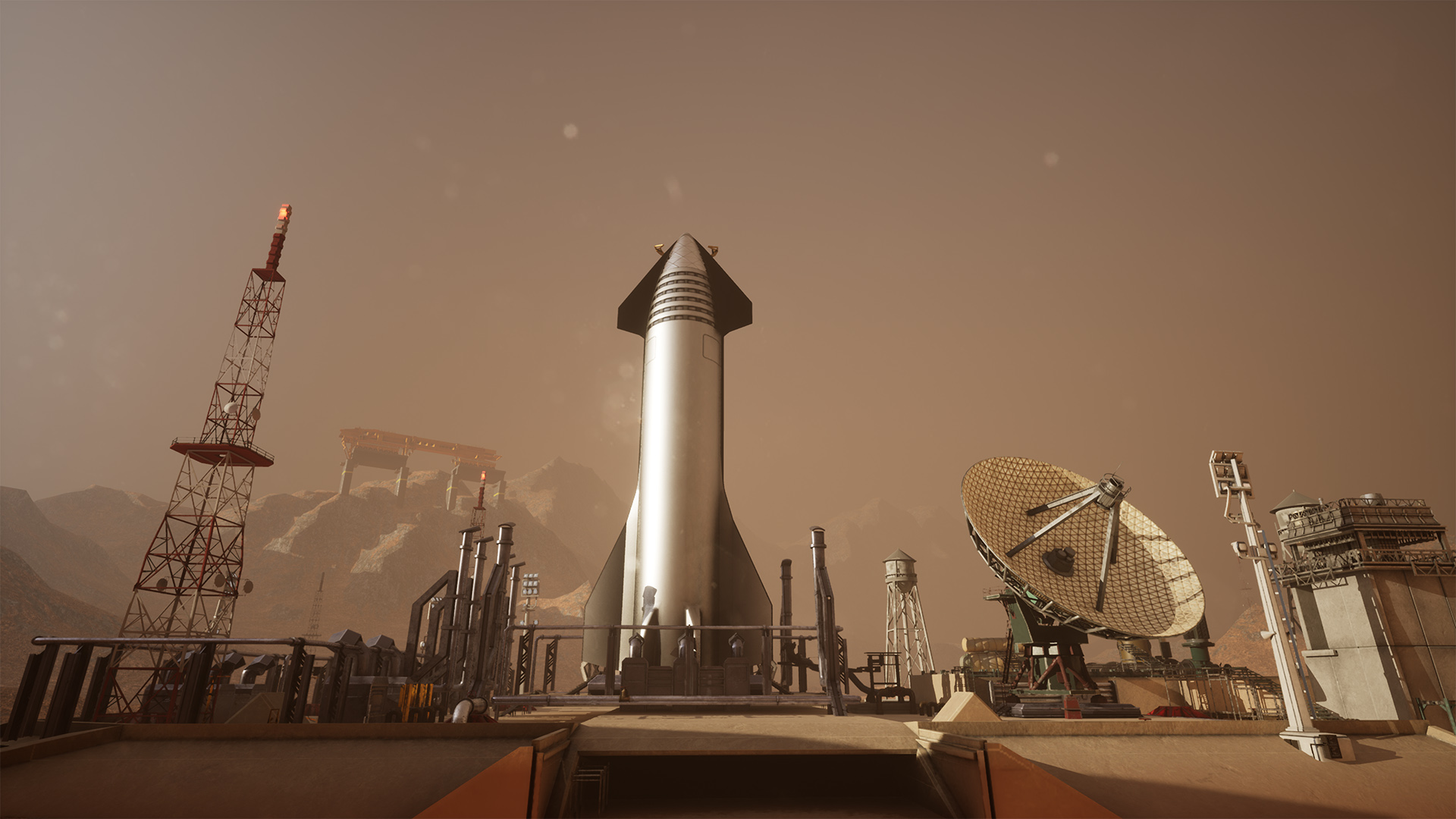 Starship Mars Environment / 75+ Assets