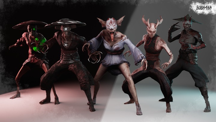Asian Demons Pack 1