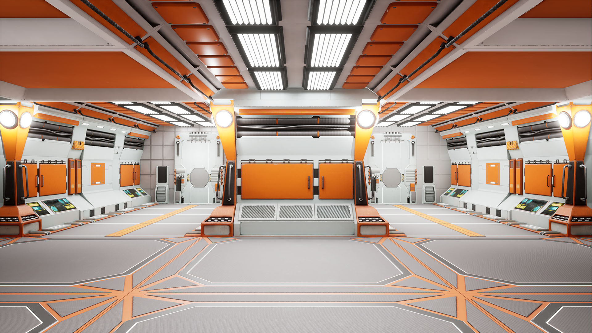 SciFi Modular Kitbash Level