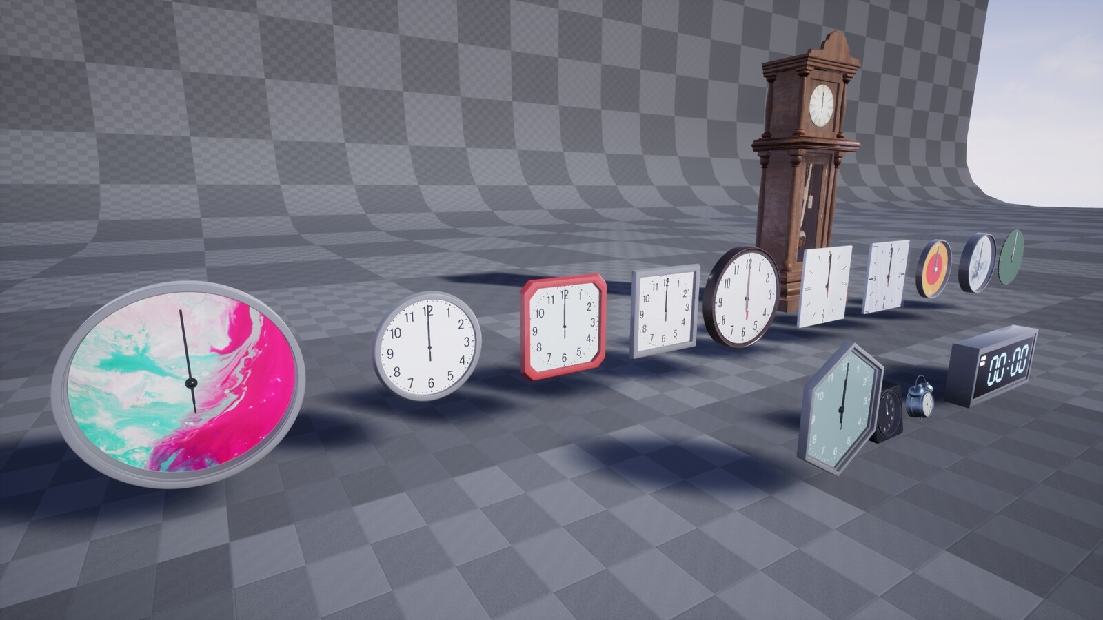 Animated Clocks in Architectural Visualization - UE Marketplace