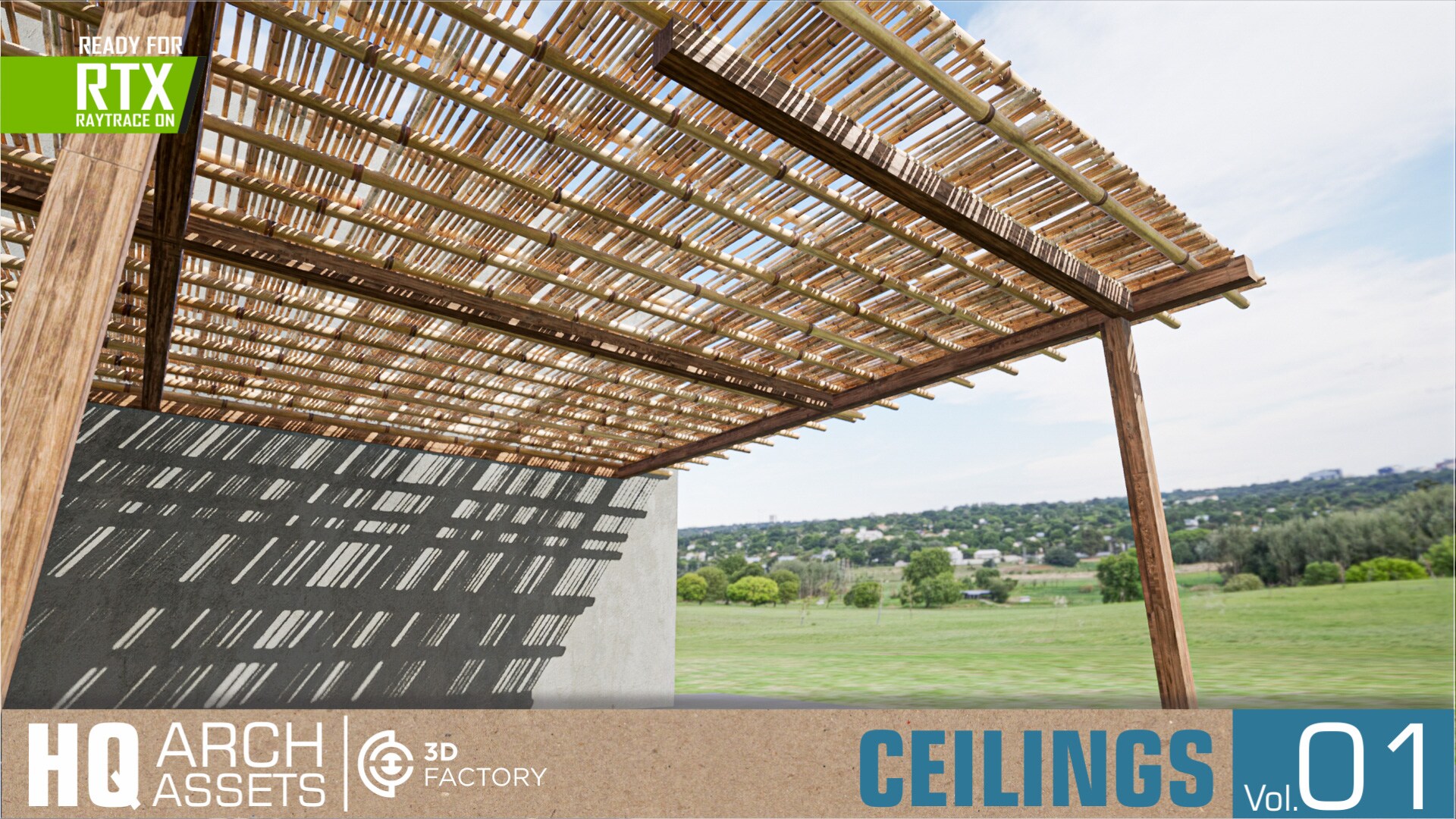 Ceiling Visualization HQ Ceilings Vol. 1 in Architectural Visualization - UE Marketplace