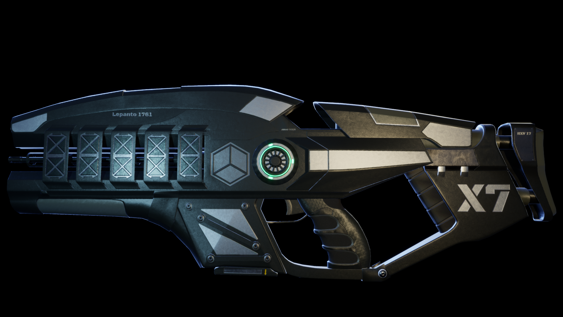 Sci-Fi Assault Rifle (Hikkary)