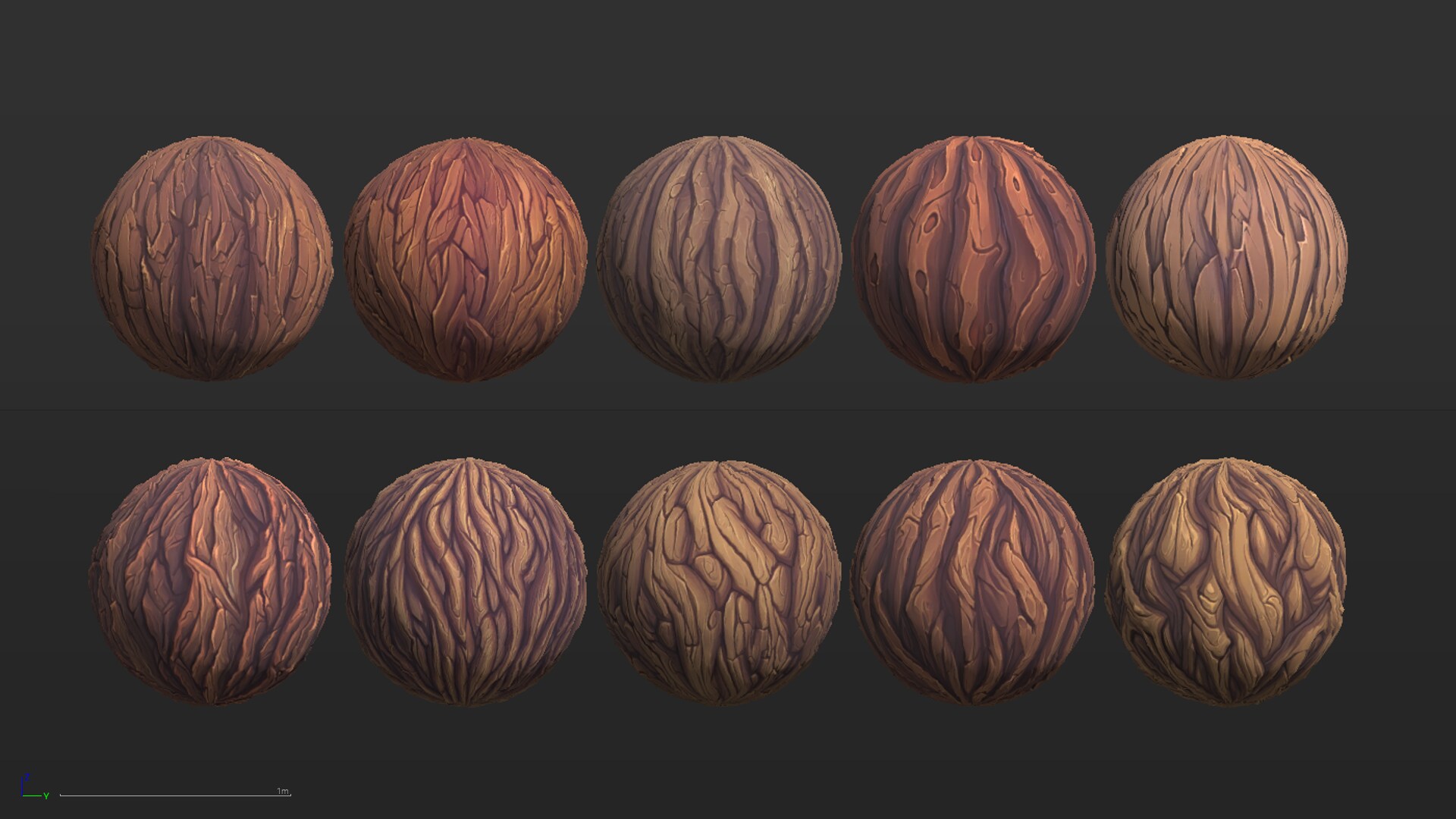 Hand Painted Textures – Vol 53 – Bark