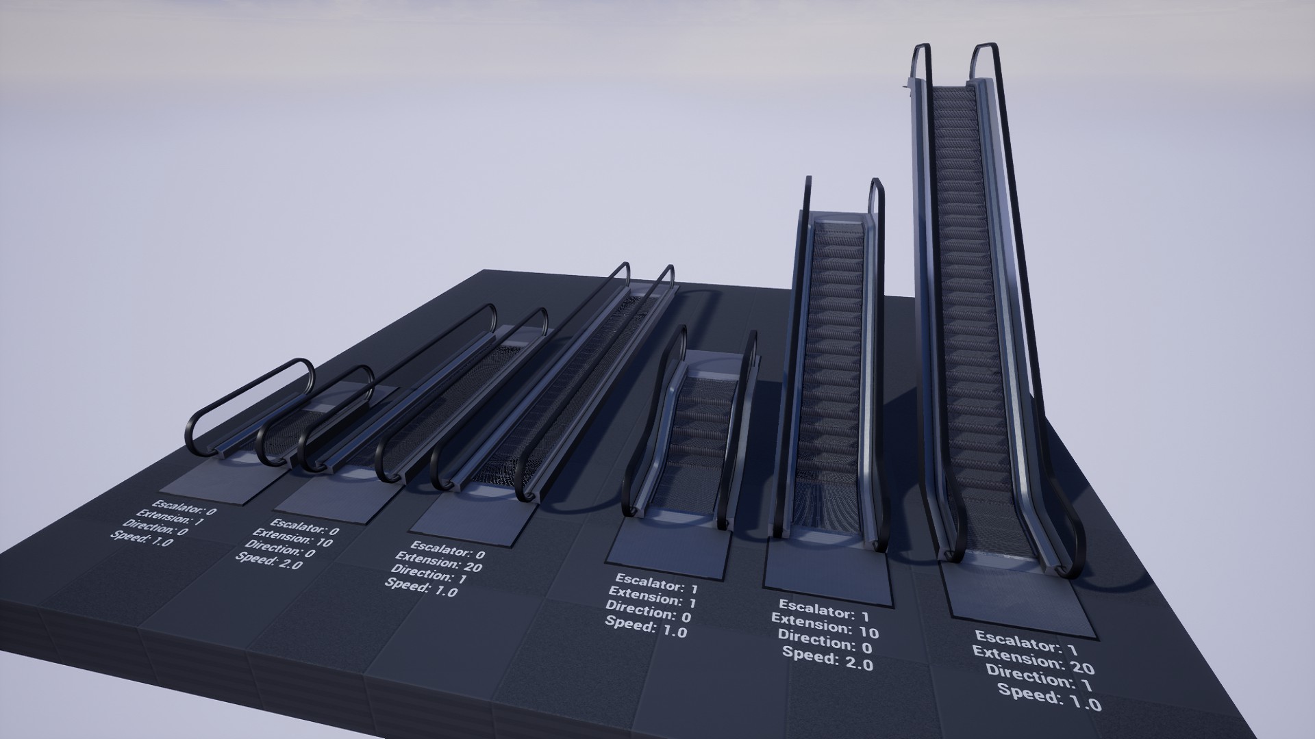 Procedural Escalator & Travelator