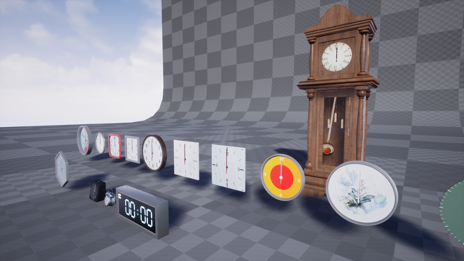 Animated Clocks in Architectural Visualization - UE Marketplace