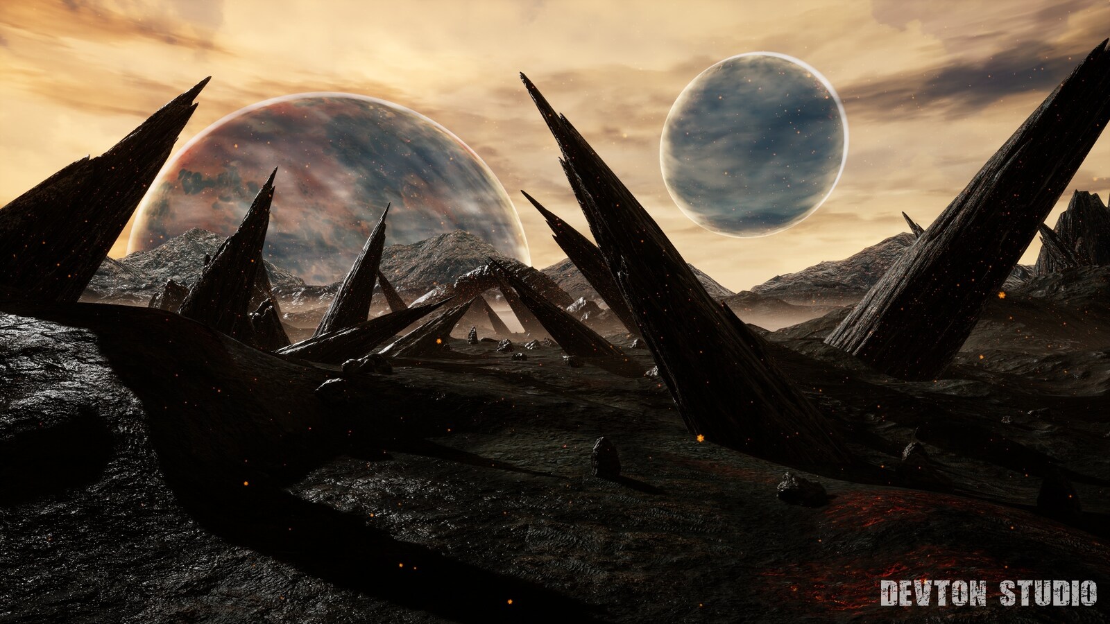 Devton Alien Planet In Environments Ue Marketplace