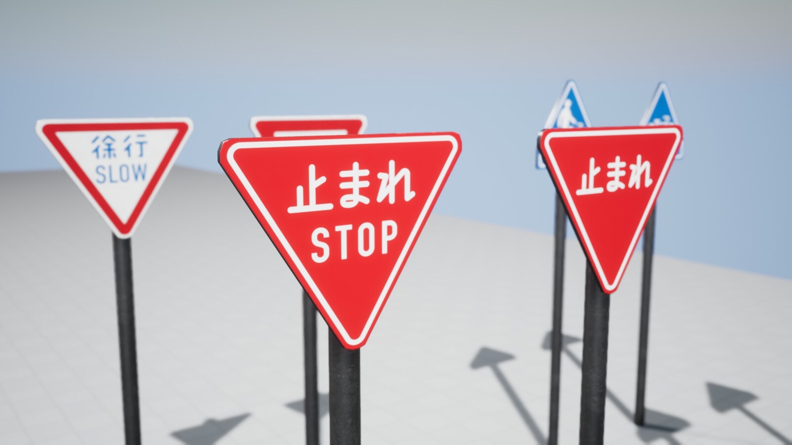 Japanese Street Signs Pack - 100+ Japanese Street Signs in Props - UE Marketplace