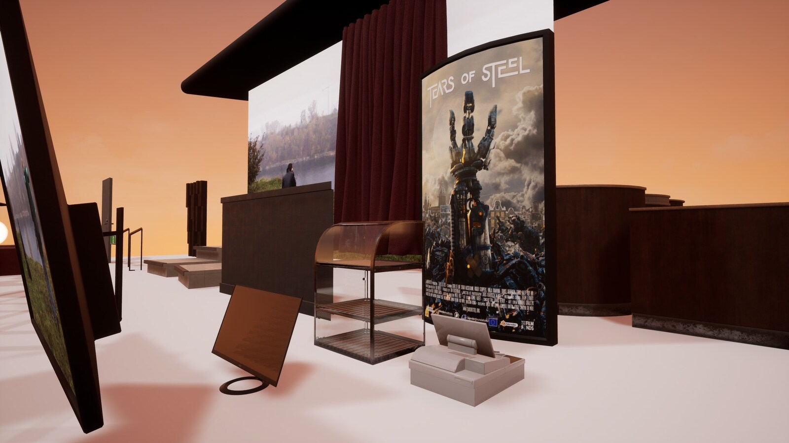 Movie Theater Pack Realistic Movie Theater Props in Props UE