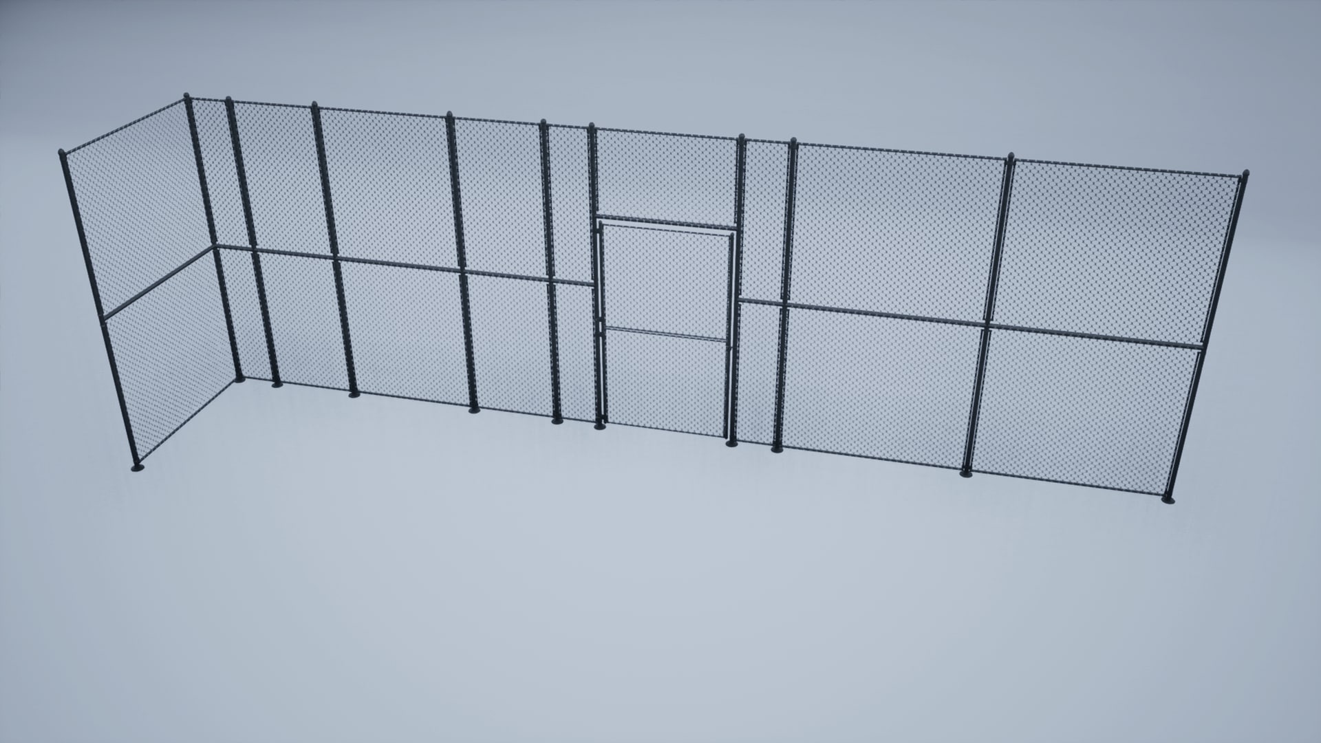 Modular Chain Link Fences in Props - UE Marketplace