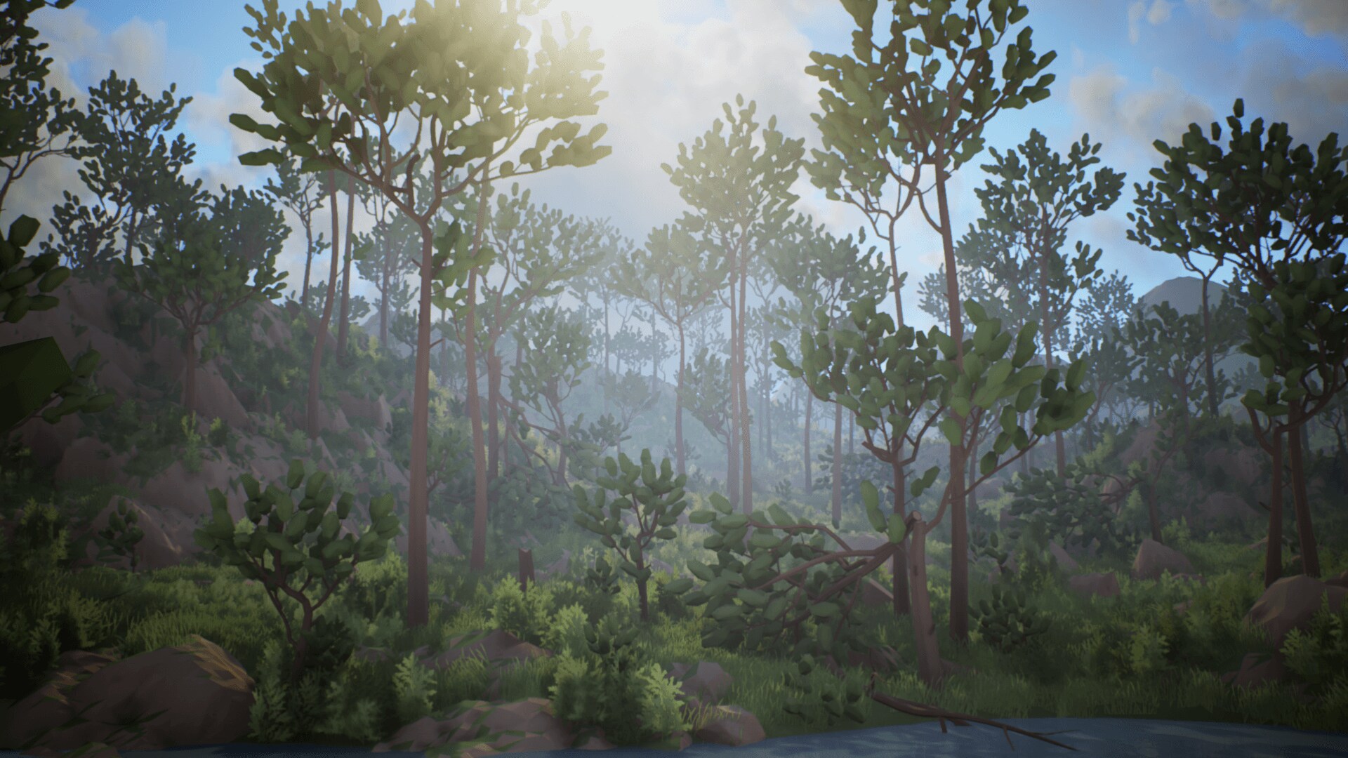 Olbert's Low Poly: Temperate Forest in Environments - UE Marketplace