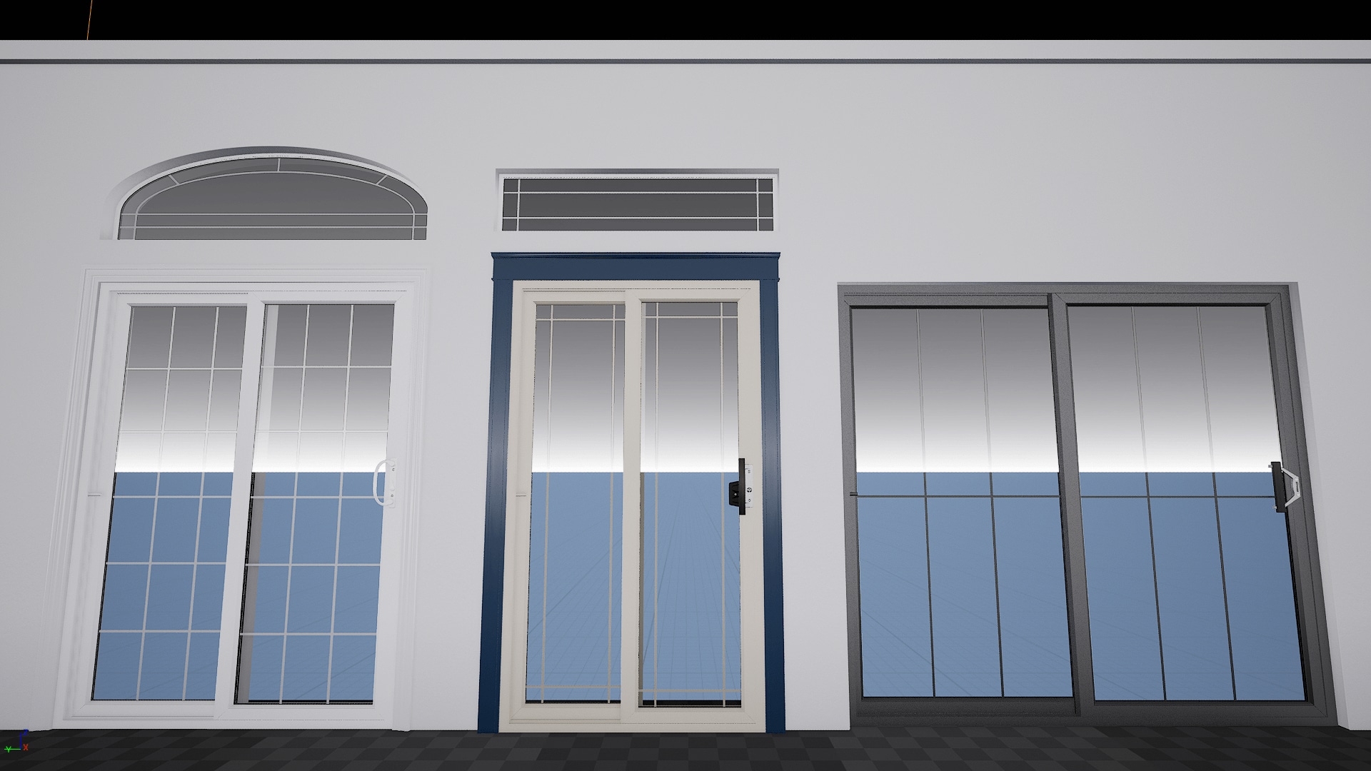 Window and Patio Door Collection Modular + Resizable in Props UE