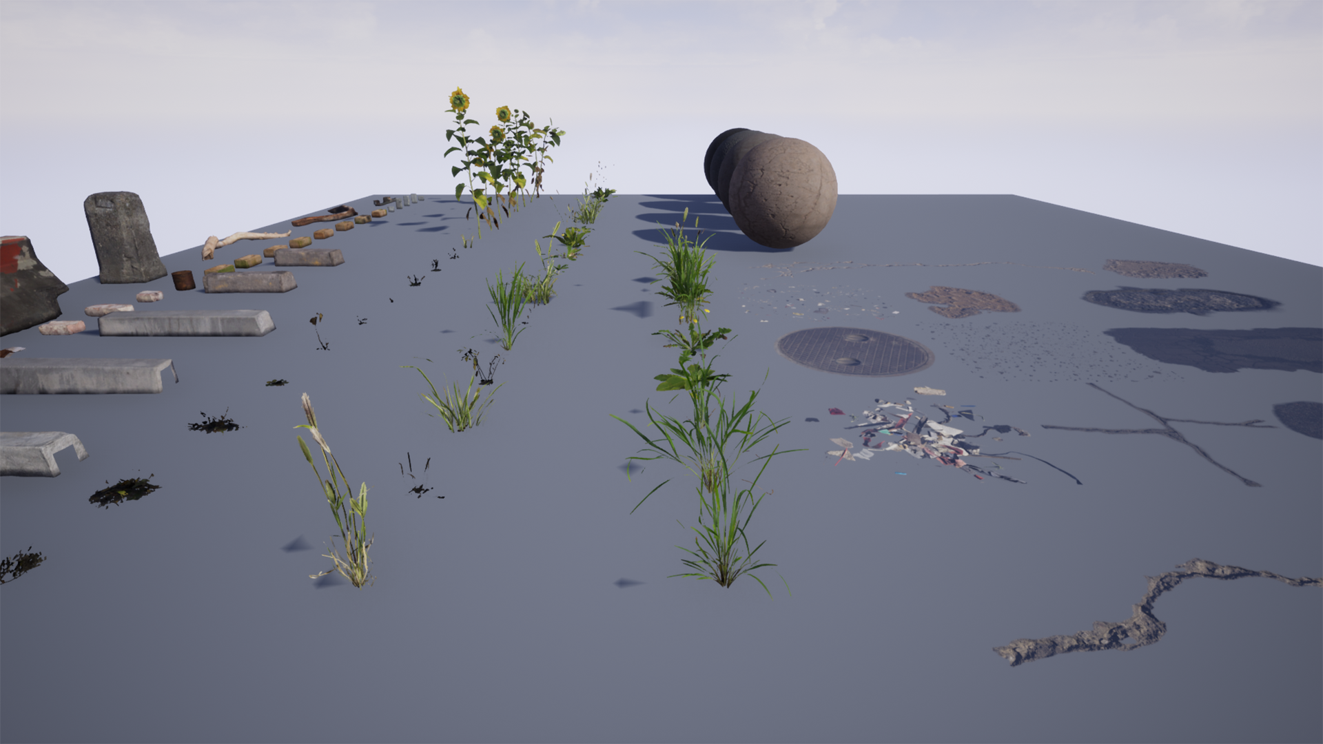 Megascans ポスト アポカリプス ストリート Megascans Ue マーケットプレイス