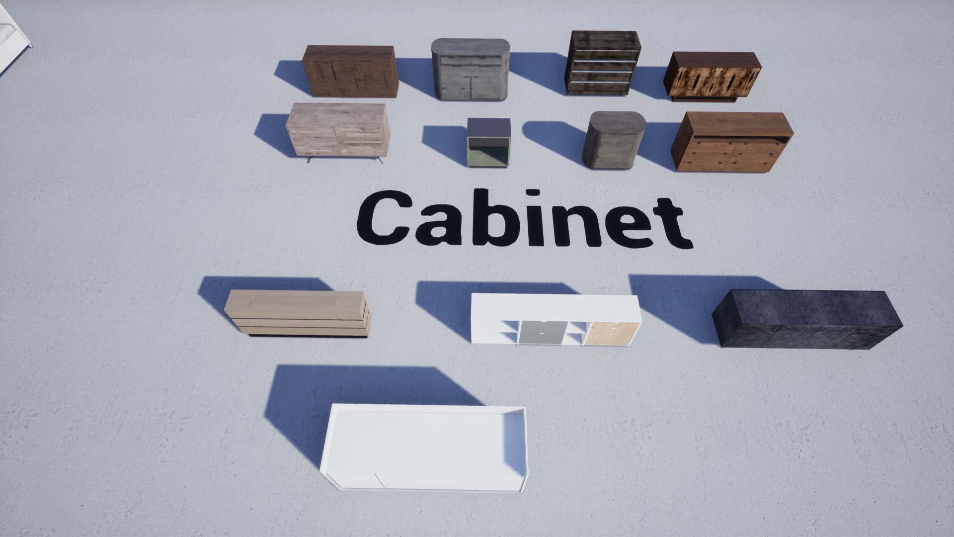 Furniture and Fixture Pack With 322 MESHES in Architectural