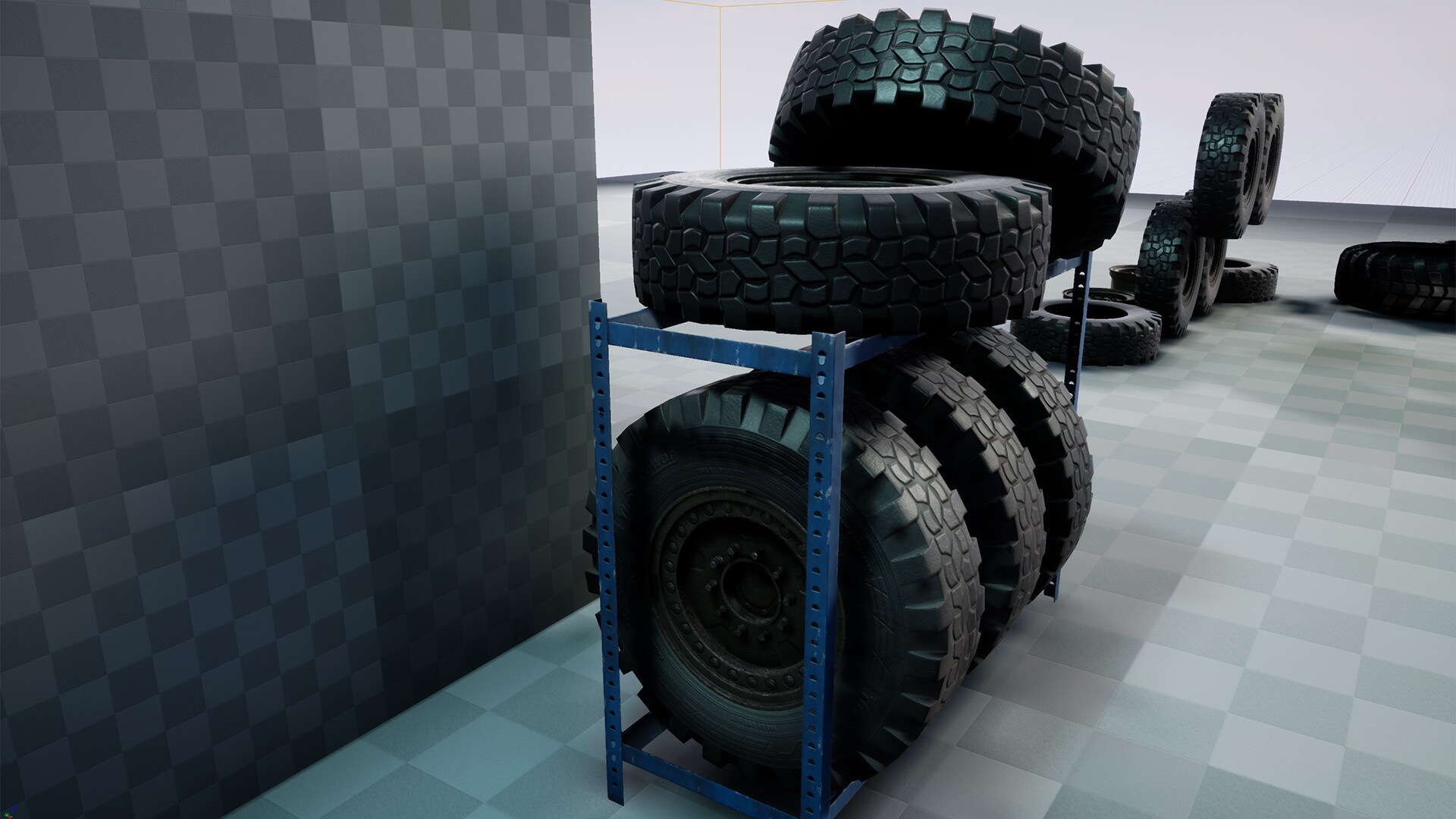 Wheels + Car Parts Pack in Props UE Marketplace