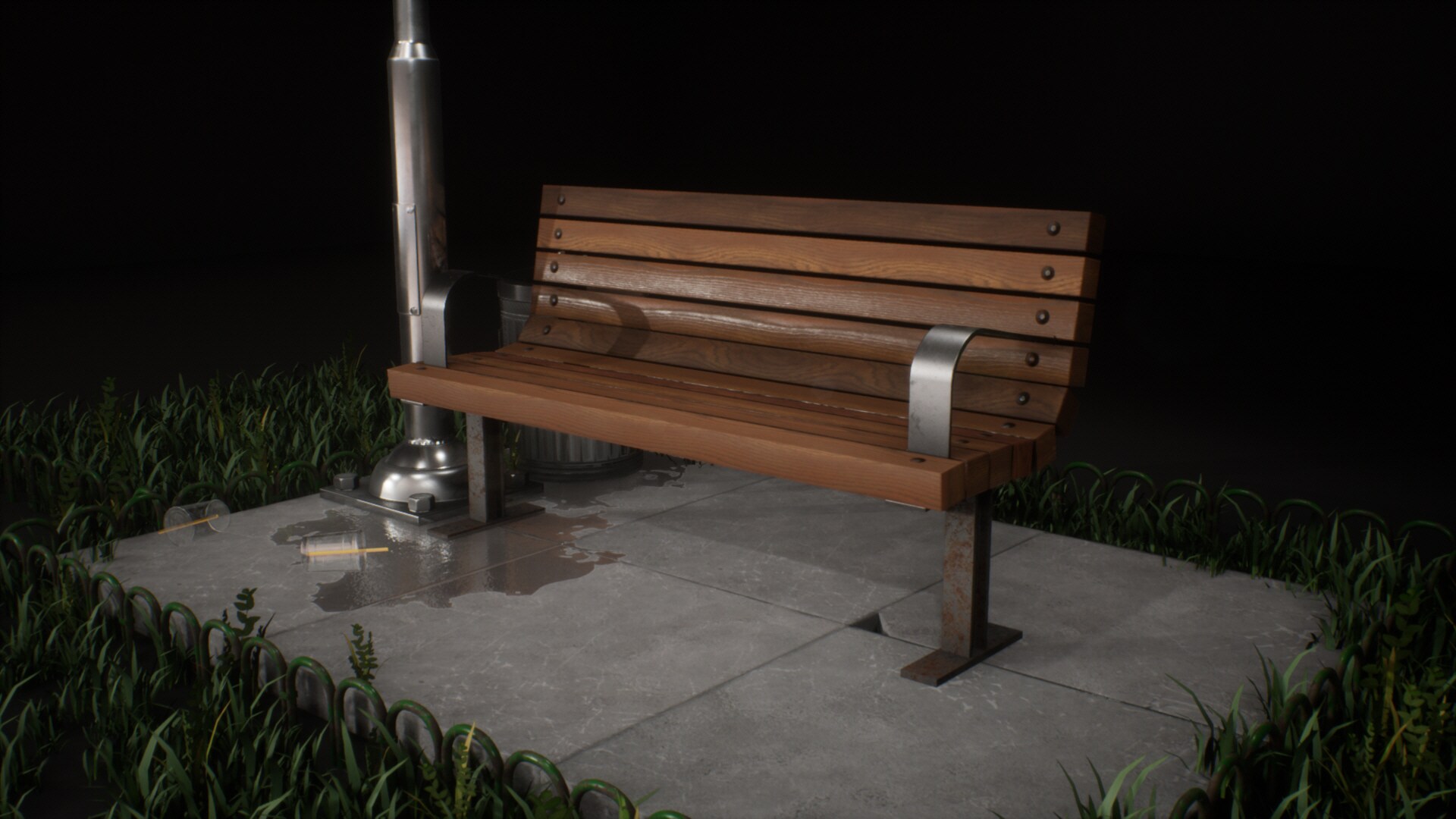 Park Bench v.01 in Props UE Marketplace