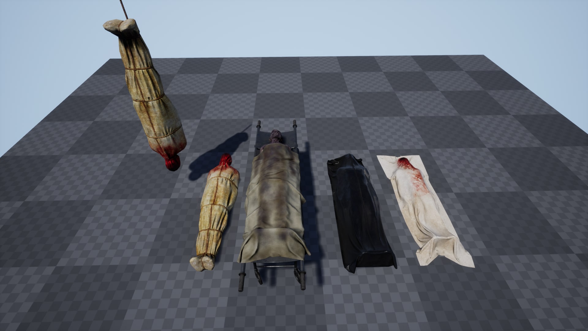 Horror Props in Props UE Marketplace