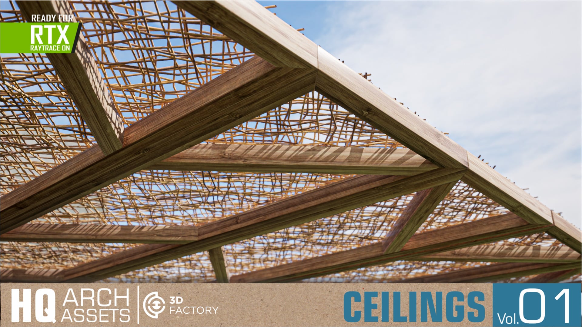 Ceiling Visualization HQ Ceilings Vol. 1 in Architectural Visualization - UE Marketplace