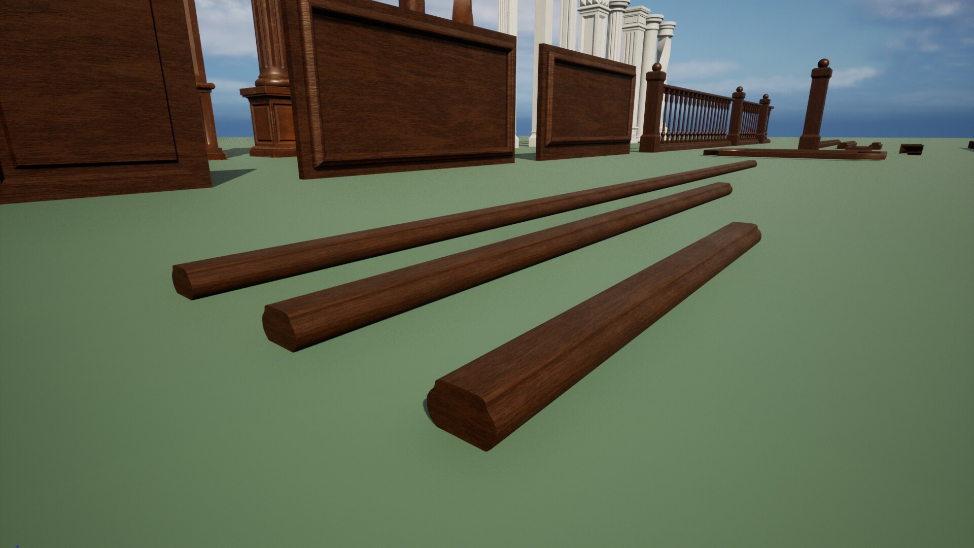 Pillars, Panels, Moulding, Trim and more in Props UE Marketplace