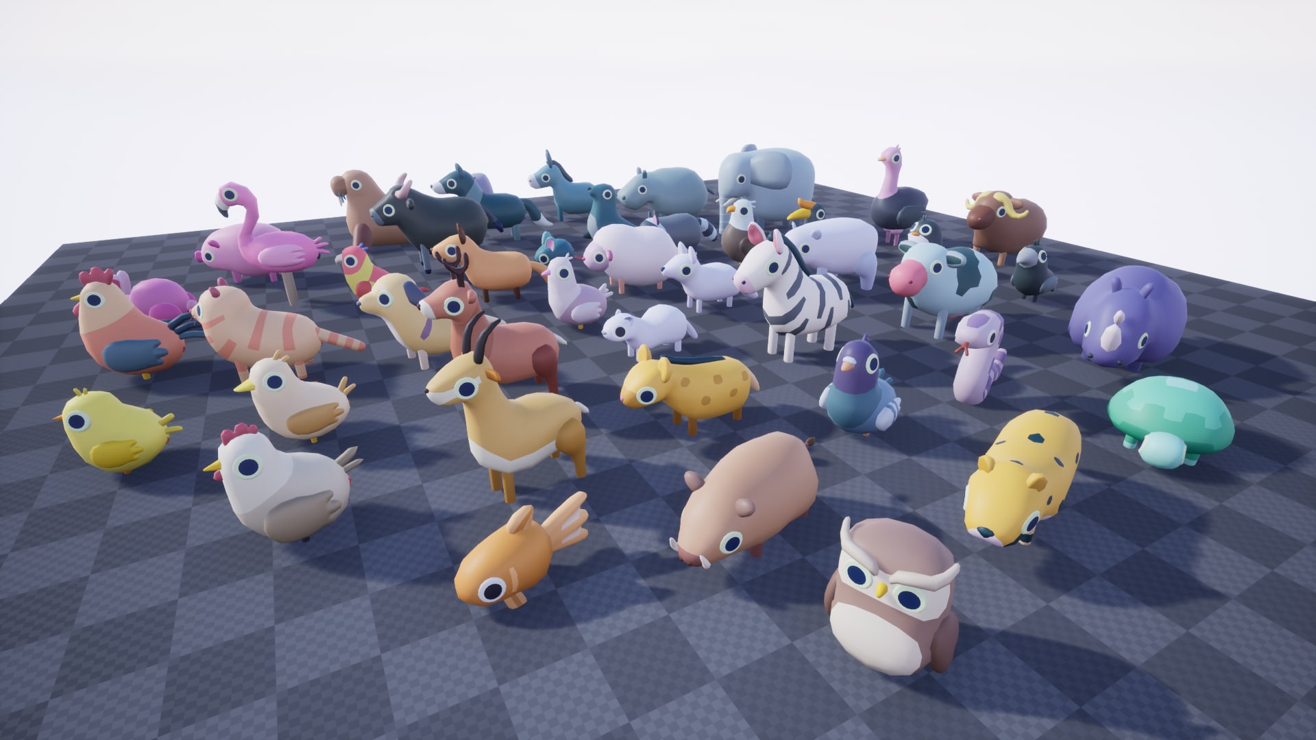 Quirky Series - Animals Mega Pack Vol.1：キャラクター - UE