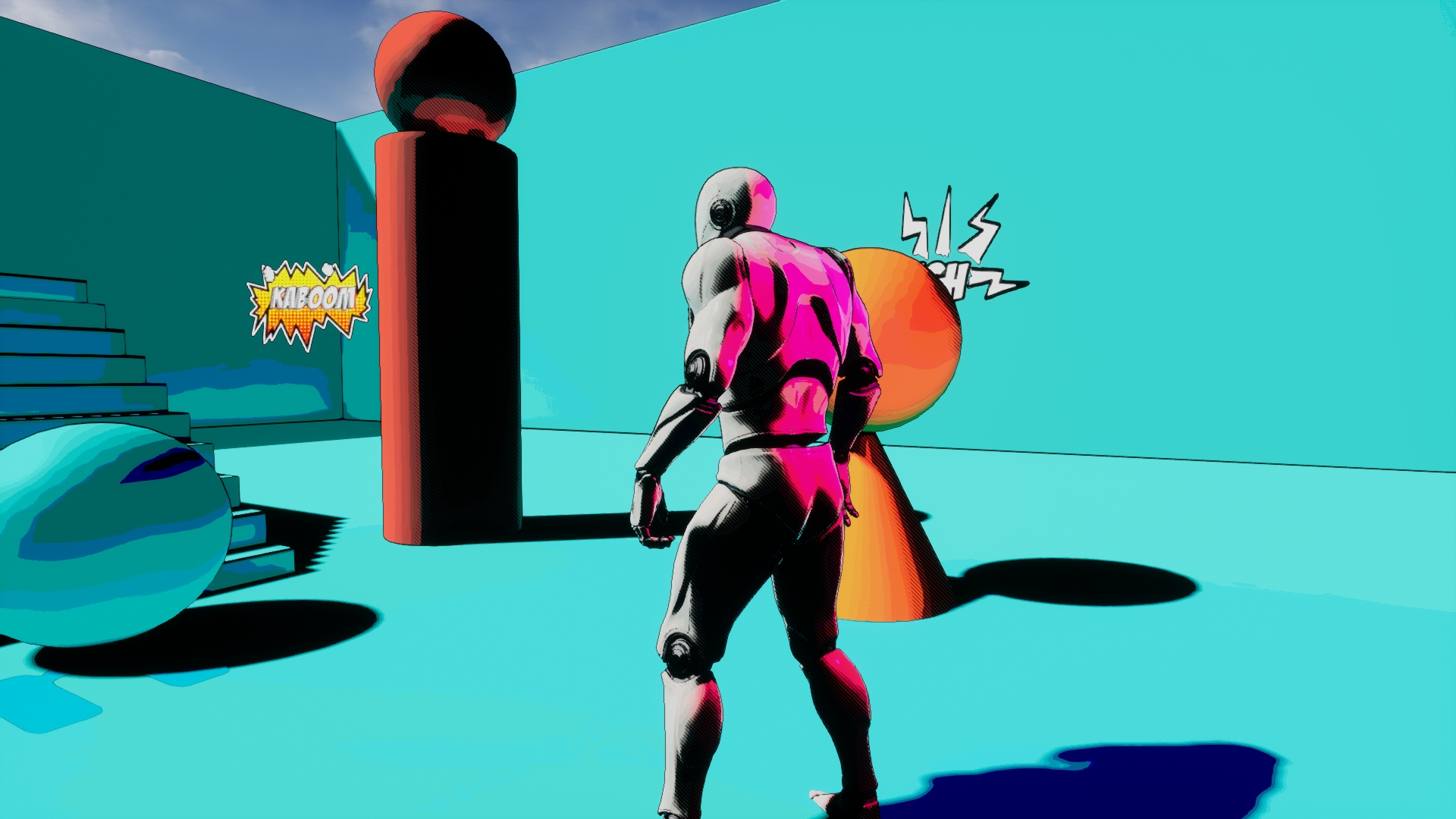 Comic Book Looks and Particles