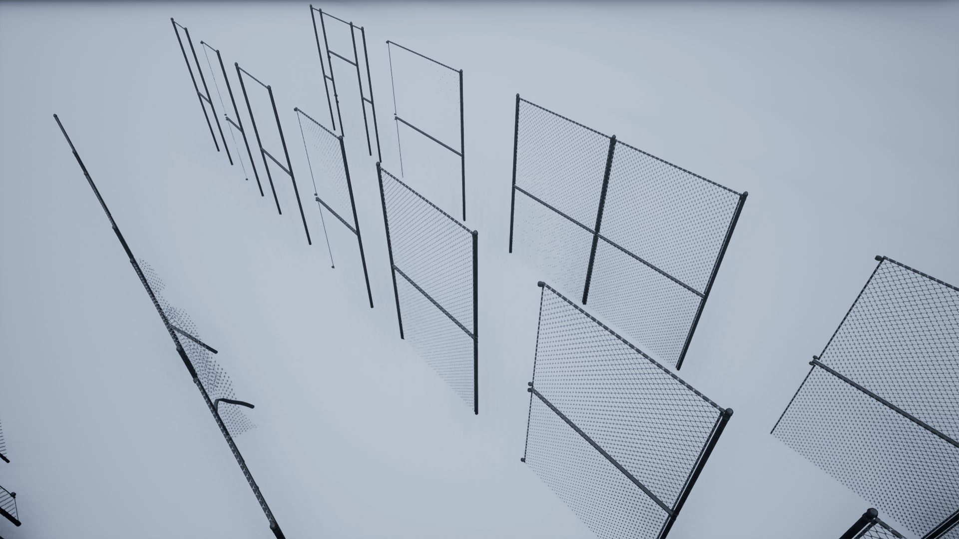 Modular Chain Link Fences in Props - UE Marketplace