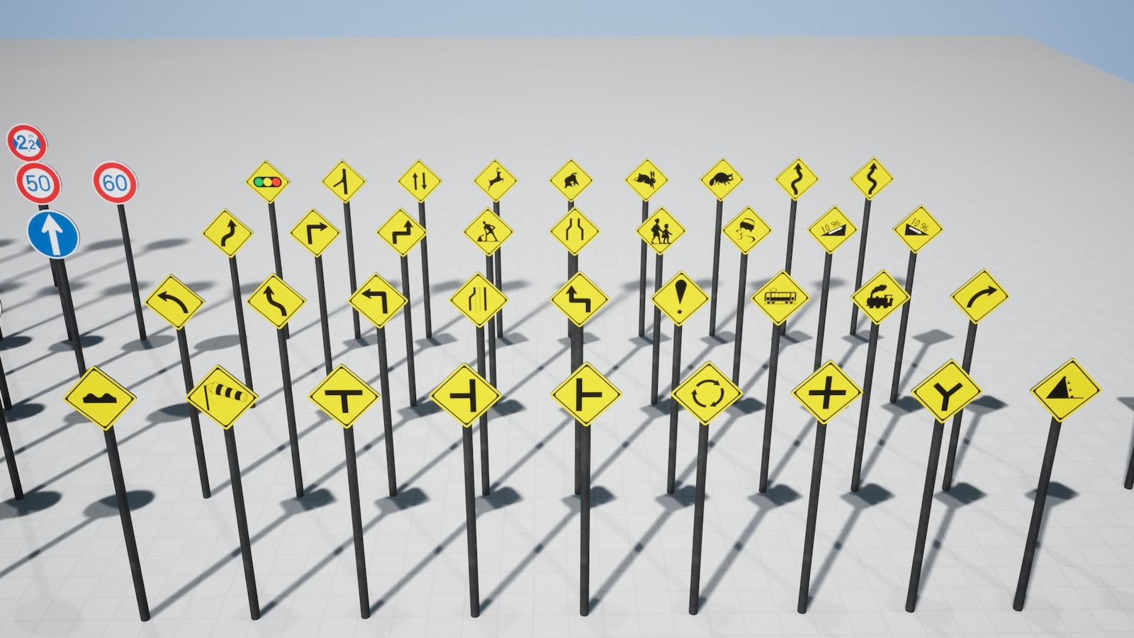 Japanese Street Signs Pack - 100+ Japanese Street Signs in Props - UE Marketplace