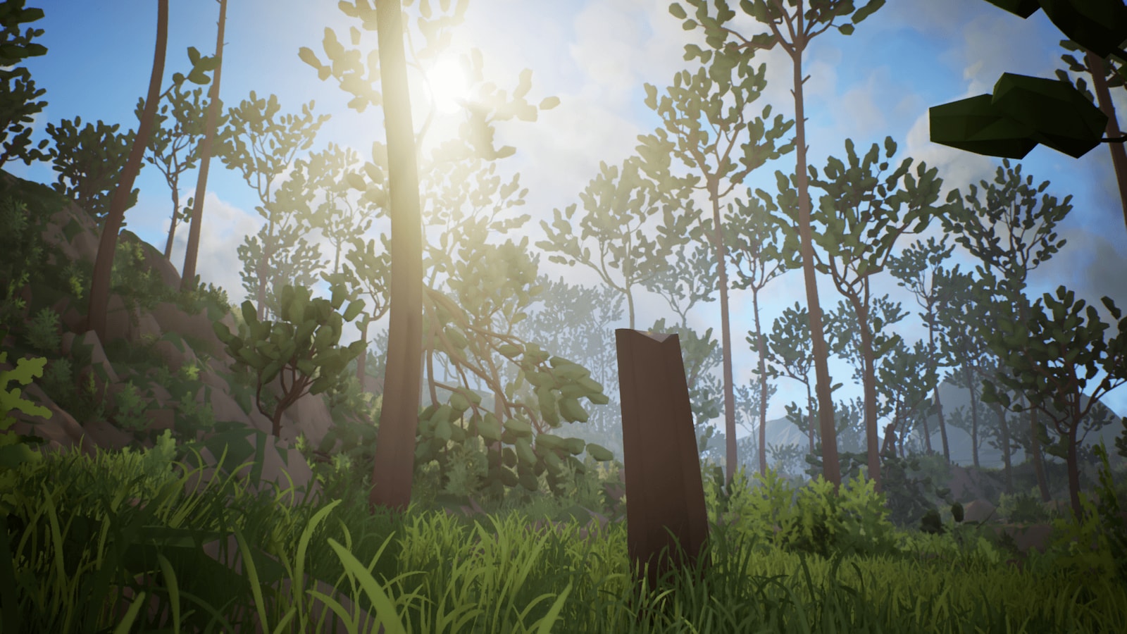 olberts low poly: temperate forest