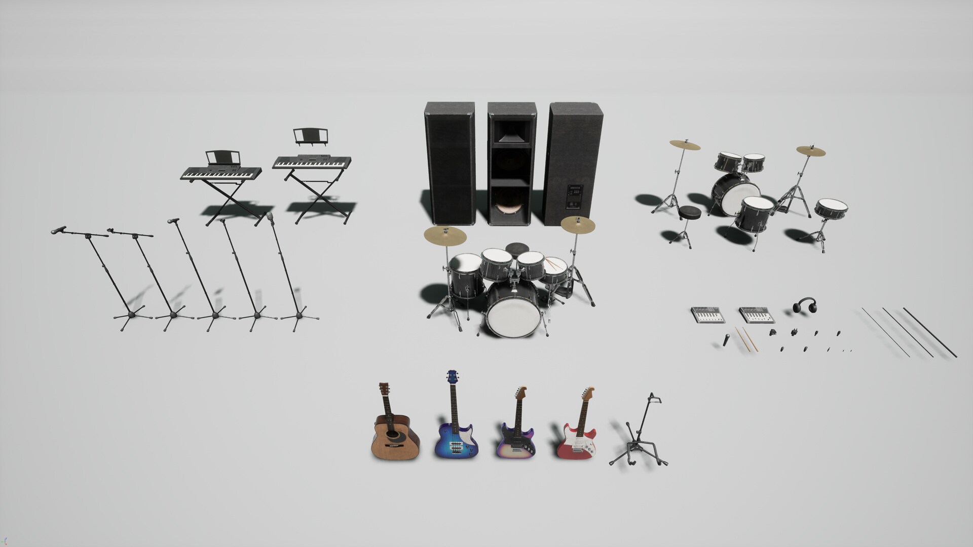 Musical Concert Props in Props - UE Marketplace