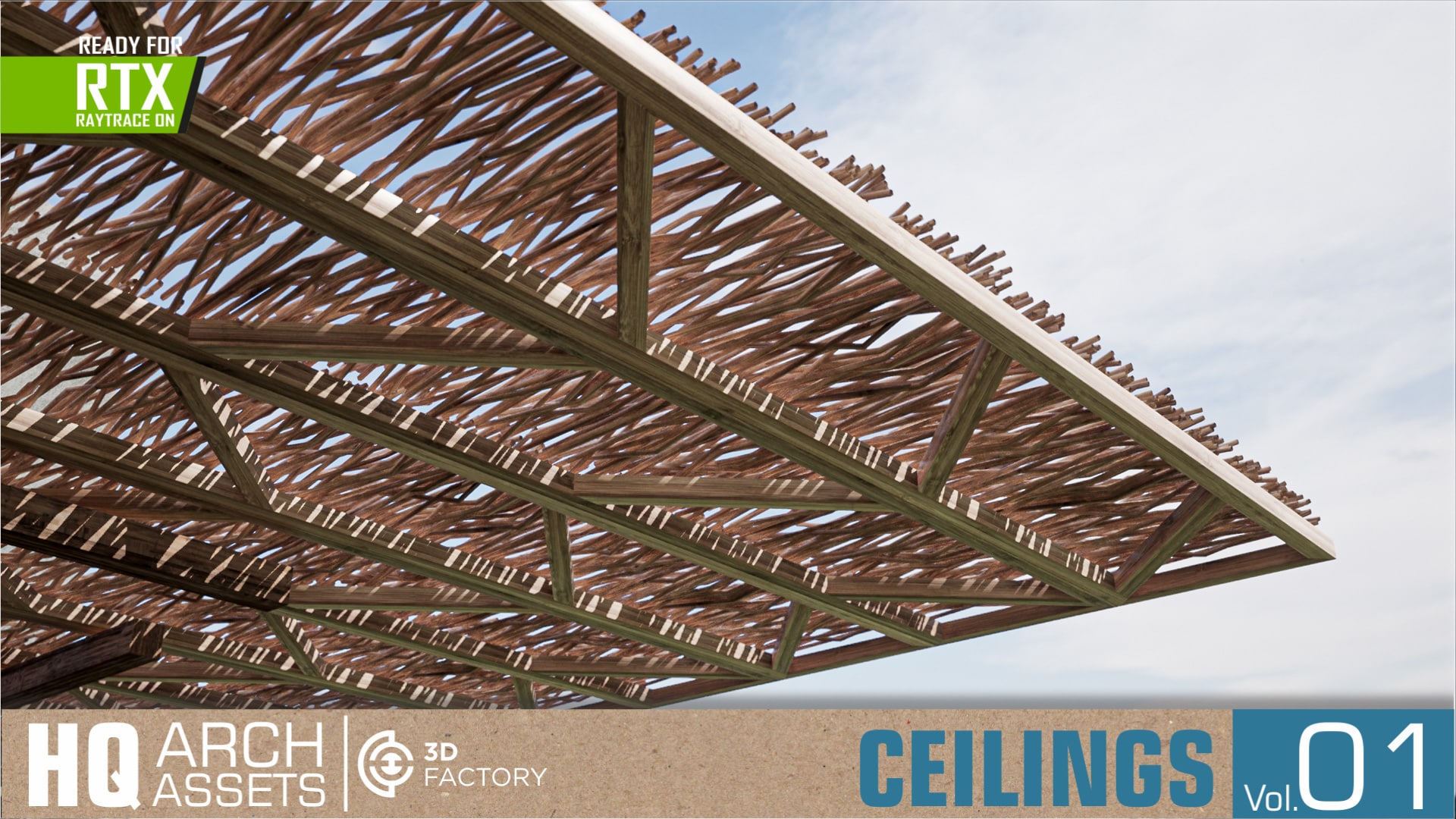 HQ Ceilings Vol. 1 in Architectural Visualization - UE Marketplace