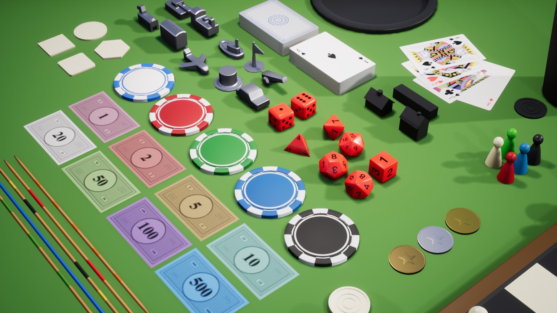 Boardgame Asset Pack in Props UE Marketplace