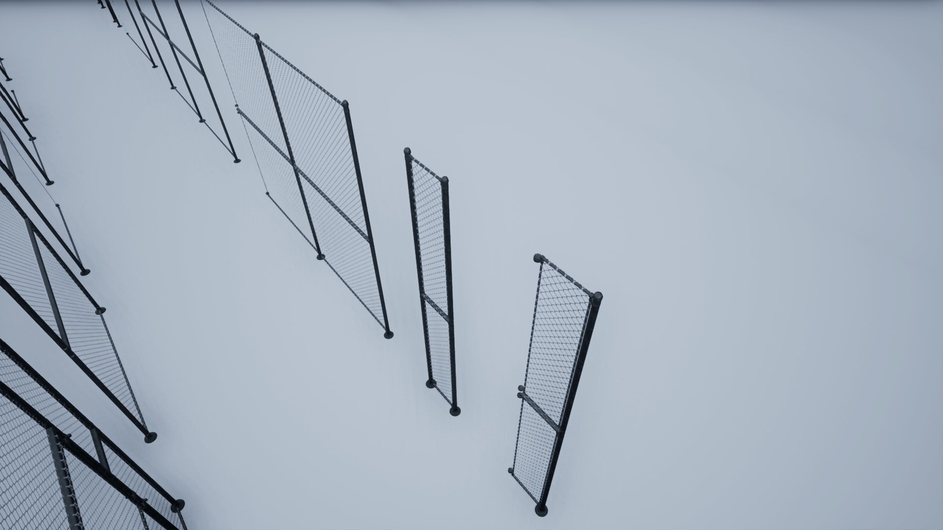 Modular Chain Link Fences in Props - UE Marketplace