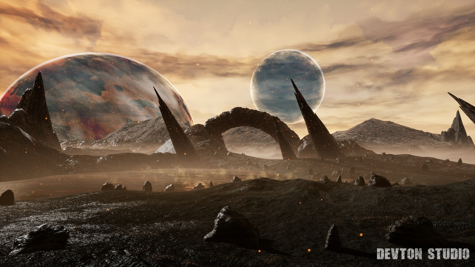 Devton Alien Planet In Environments Ue Marketplace