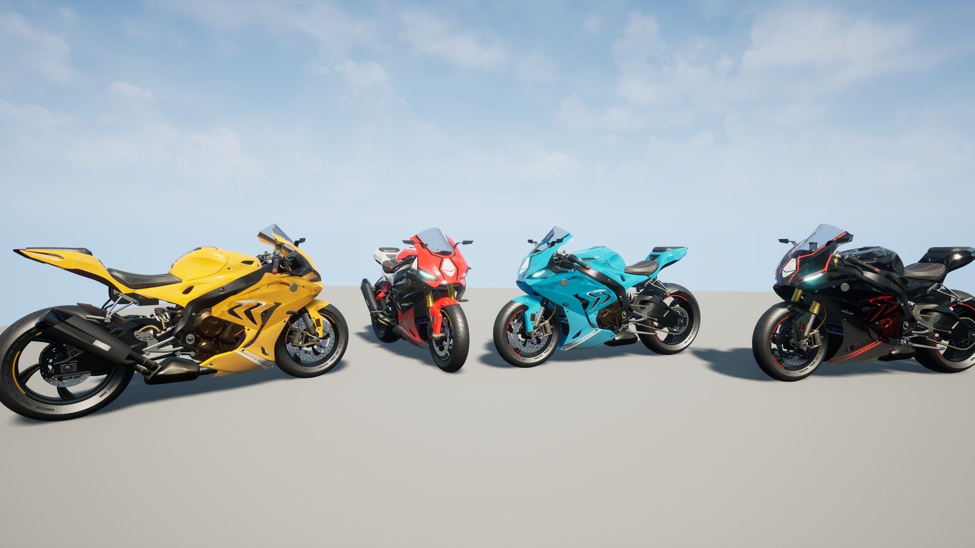 Bike Pack - Four motorcycles