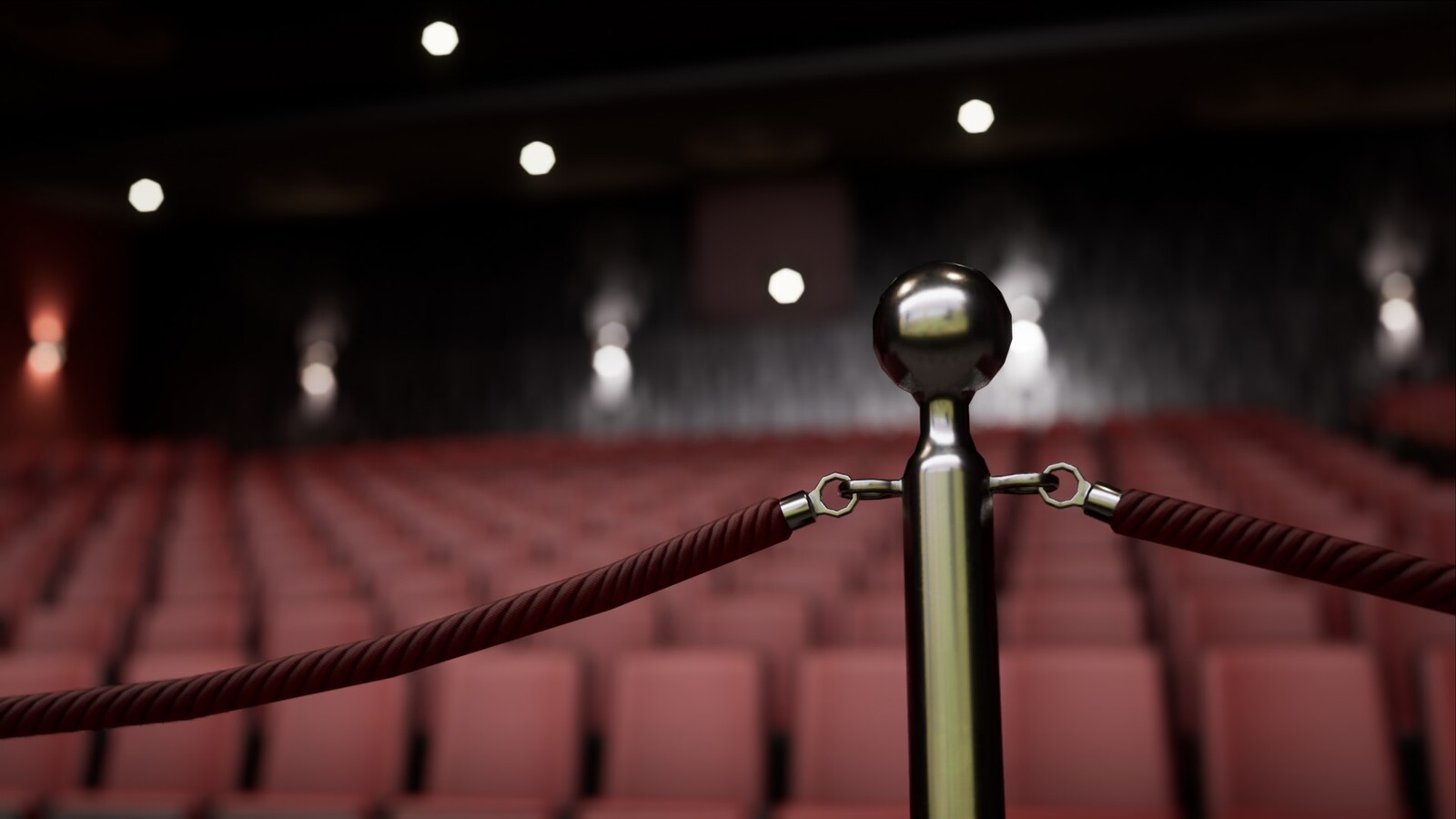 Movie Theater Pack Realistic Movie Theater Props in Props UE